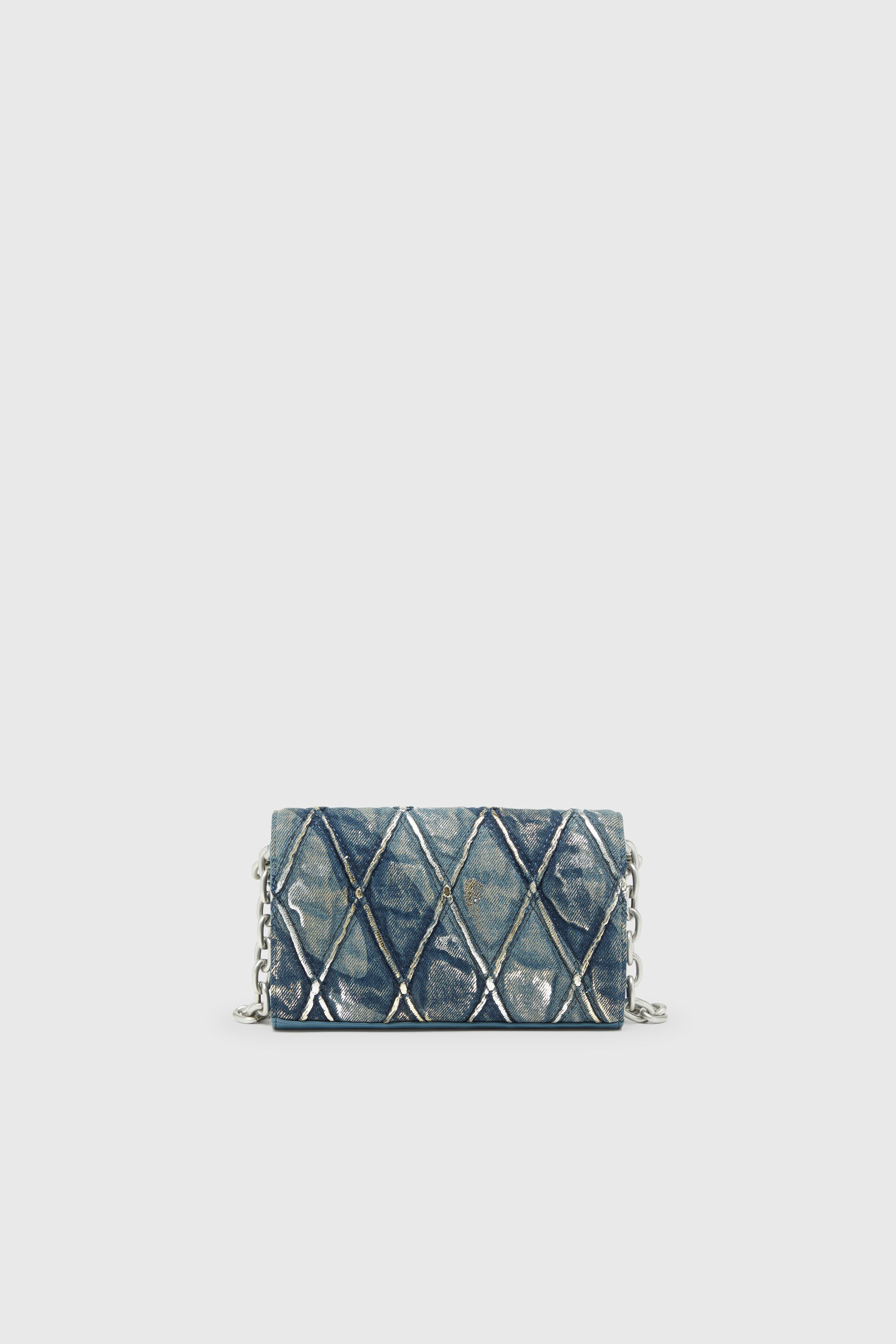 WALLET ON CHAIN ウォレットバッグ｜ブルー｜ウィメンズ｜DIESEL