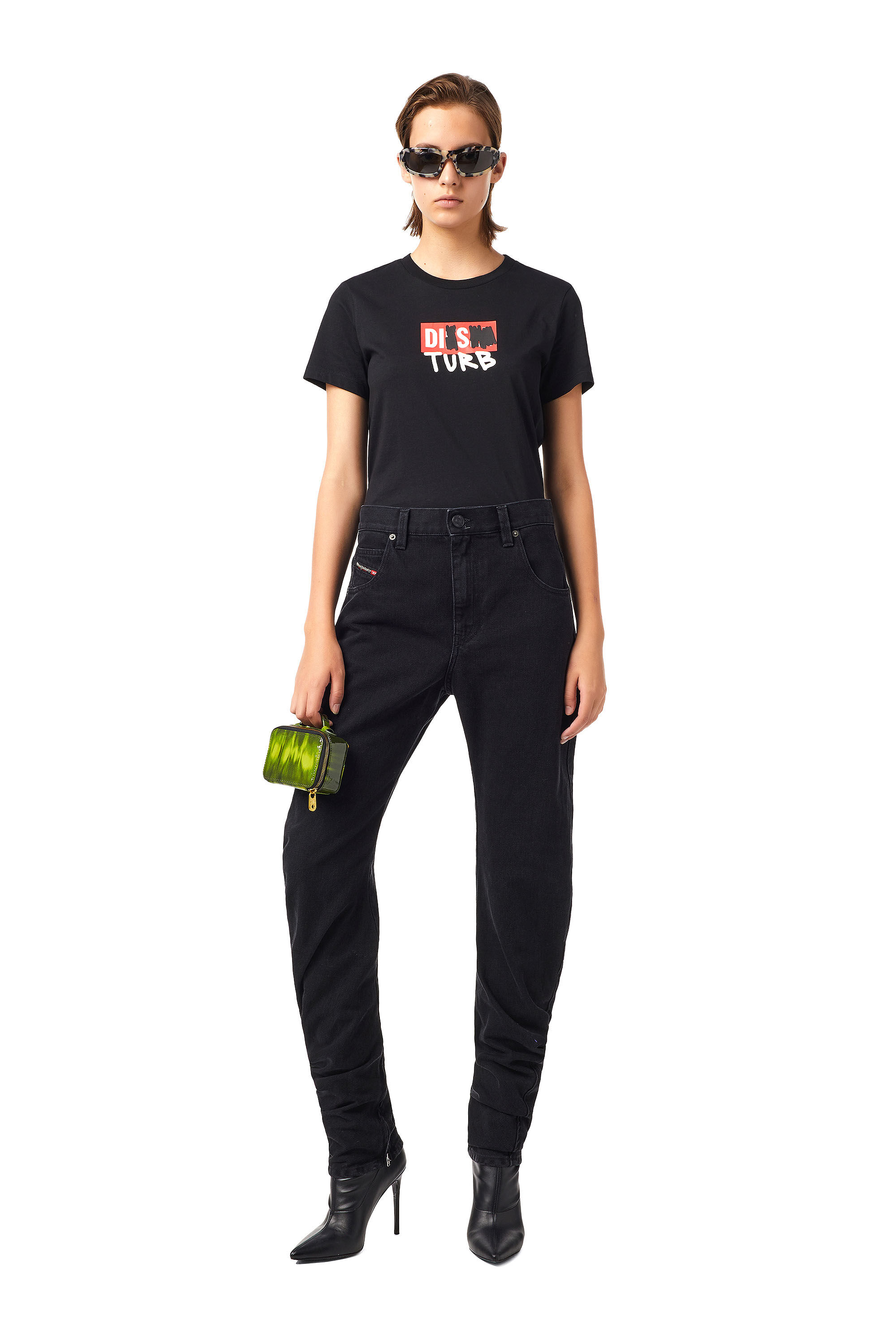 Diesel - D-Plata 09B47 Boyfriend Jeans,  - Image 1