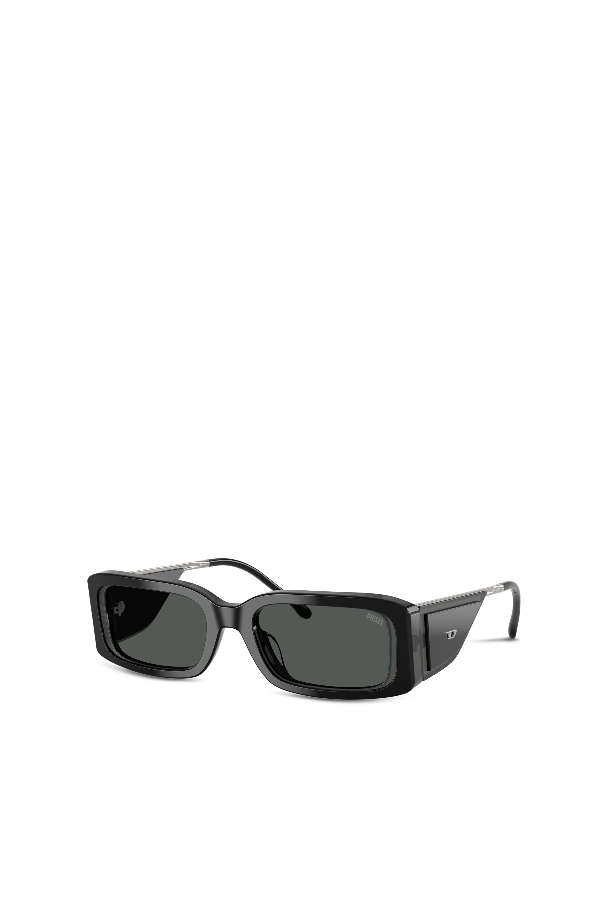 サングラス ブラック 0DL2017U Rectangle sunglasses｜ブラック｜ウィメンズ｜DIESEL