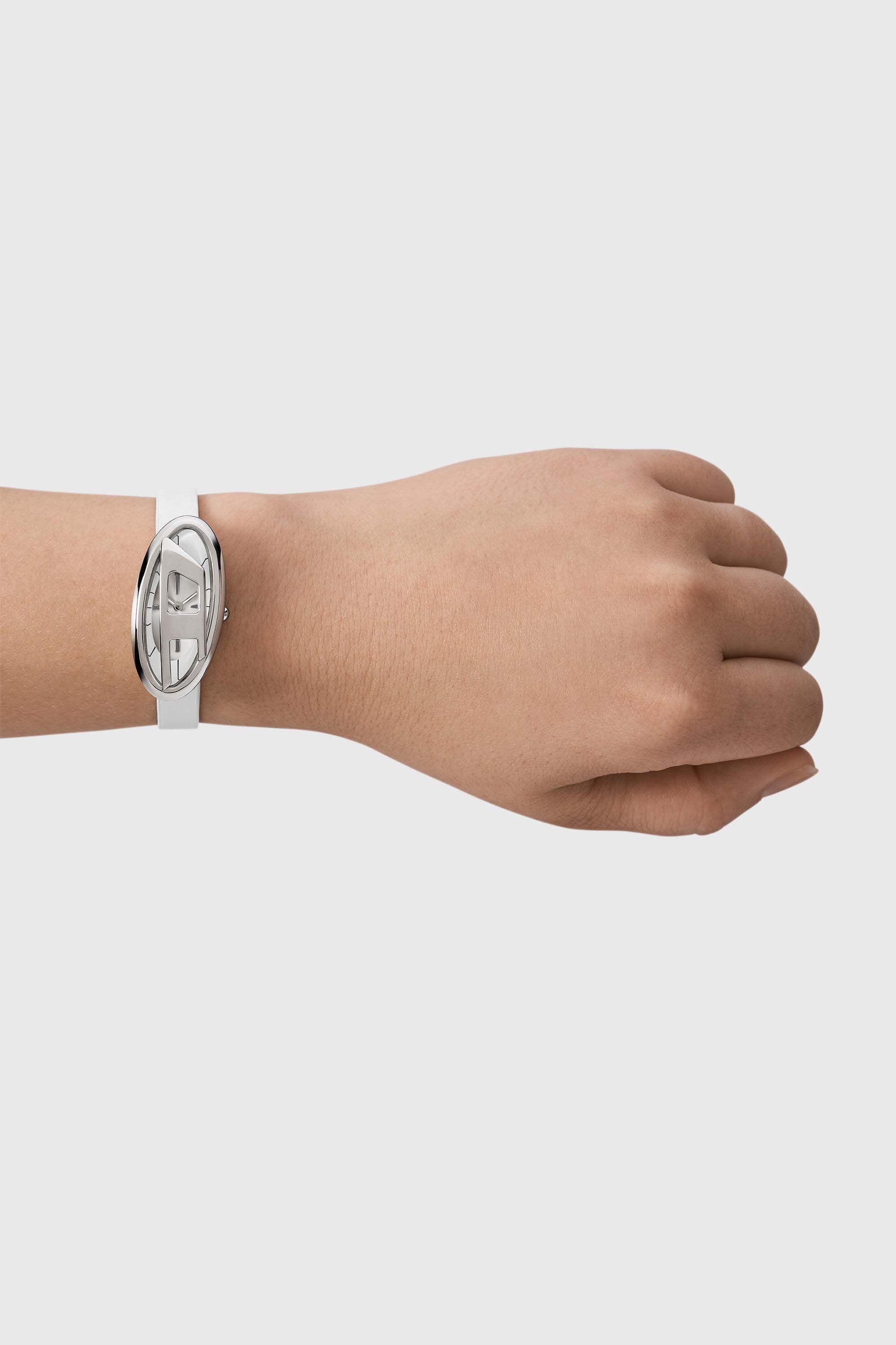 Diesel - DZ5613 WATCH, Female's D-Era Two-Hand White Leather Watch in ホワイト - 4
