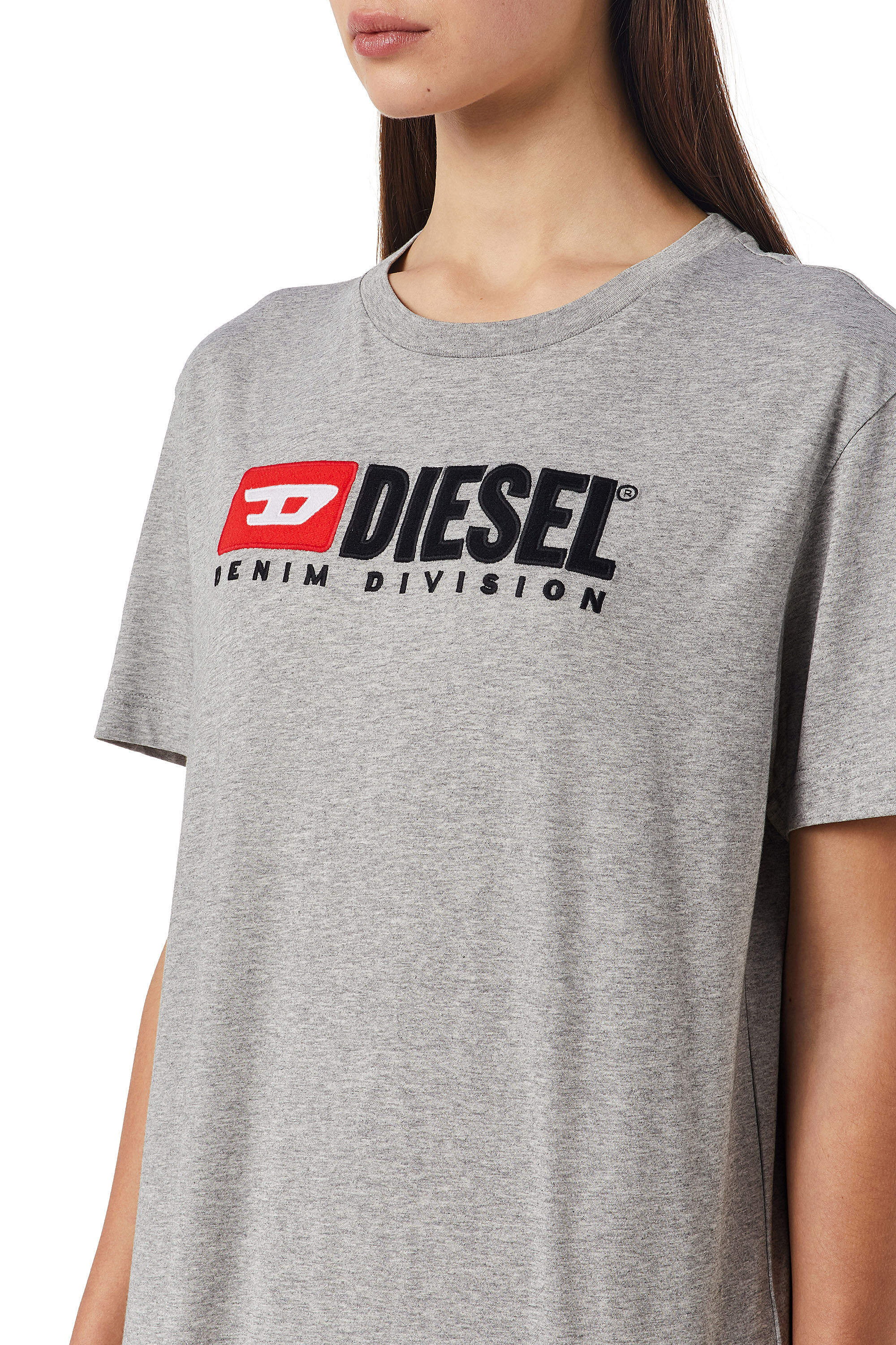 DIESEL>>D-Hopy-D ロゴ パッチ ショート スリップ ドレス DIESEL>>D-Hopy-D ロゴ パッチ ショート スリップ ドレス