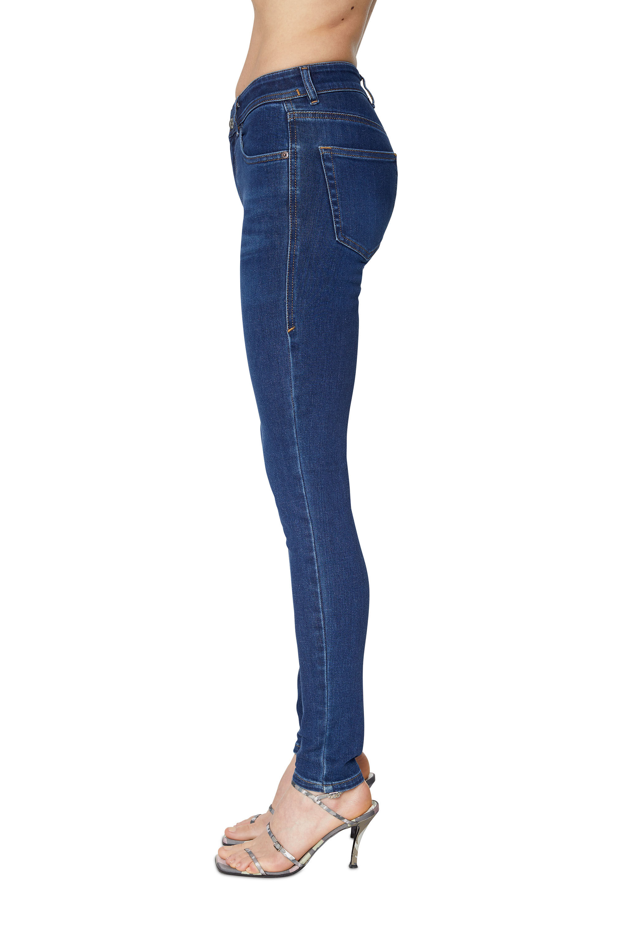 Diesel - Female's Super skinny Jeans 2017 Slandy 09C19, ダークブルー - 6