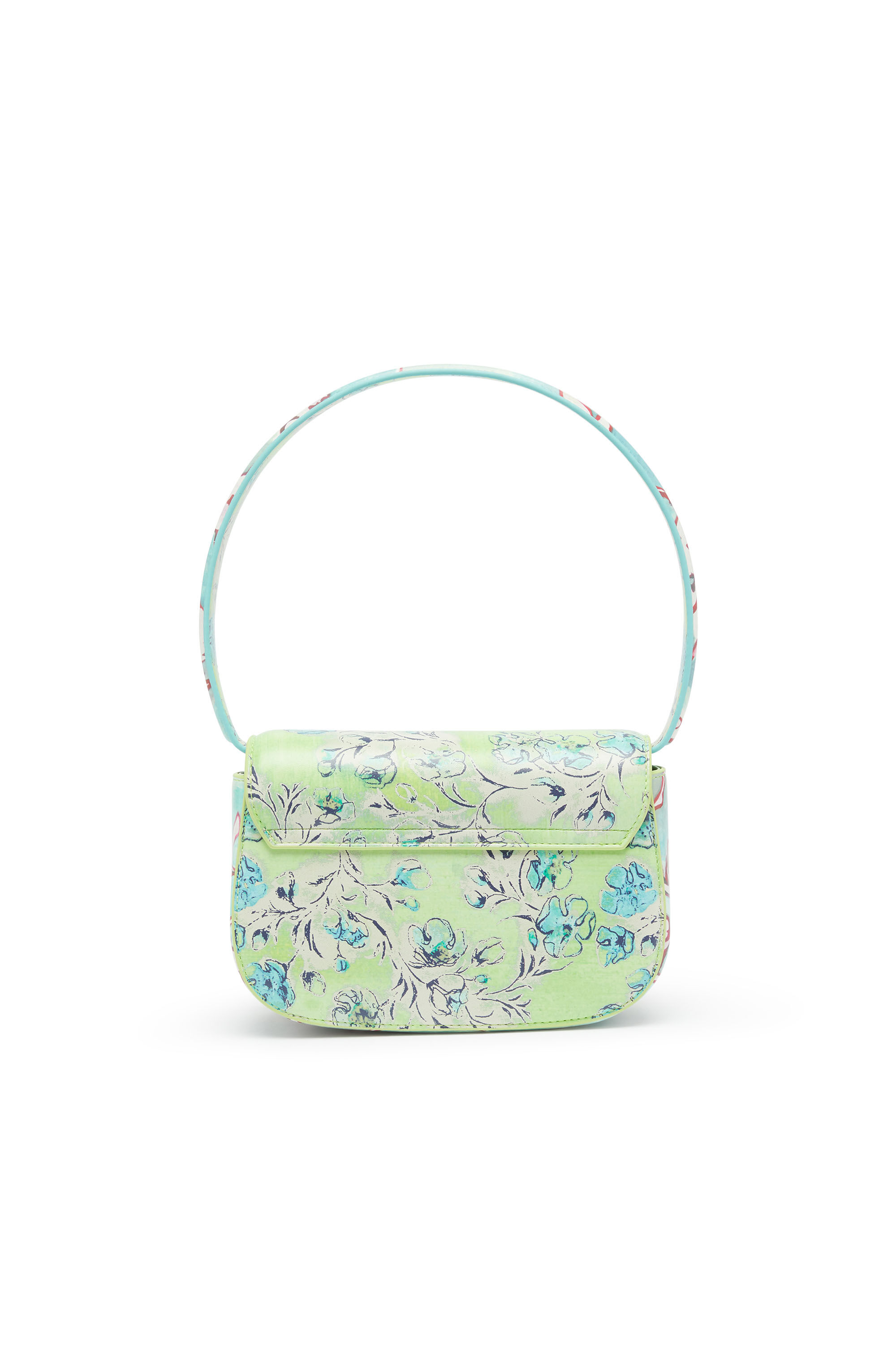 Diesel - 1DR, Female's 1DR-Iconic shoulder bag with floral print in グリーン - 2