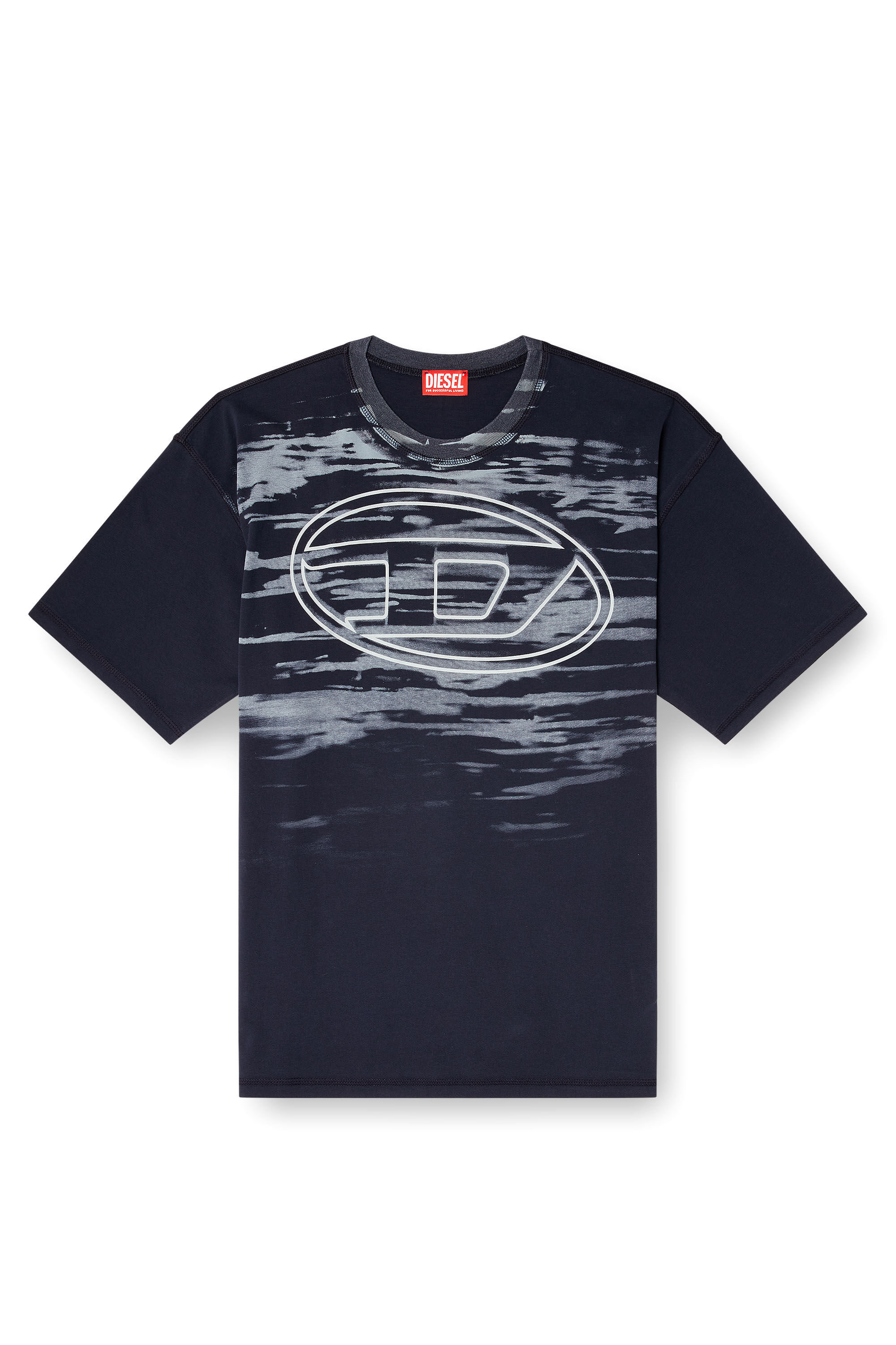 Diesel - T-BOXT-T5, Male's Tシャツ in ダークブルー - 2