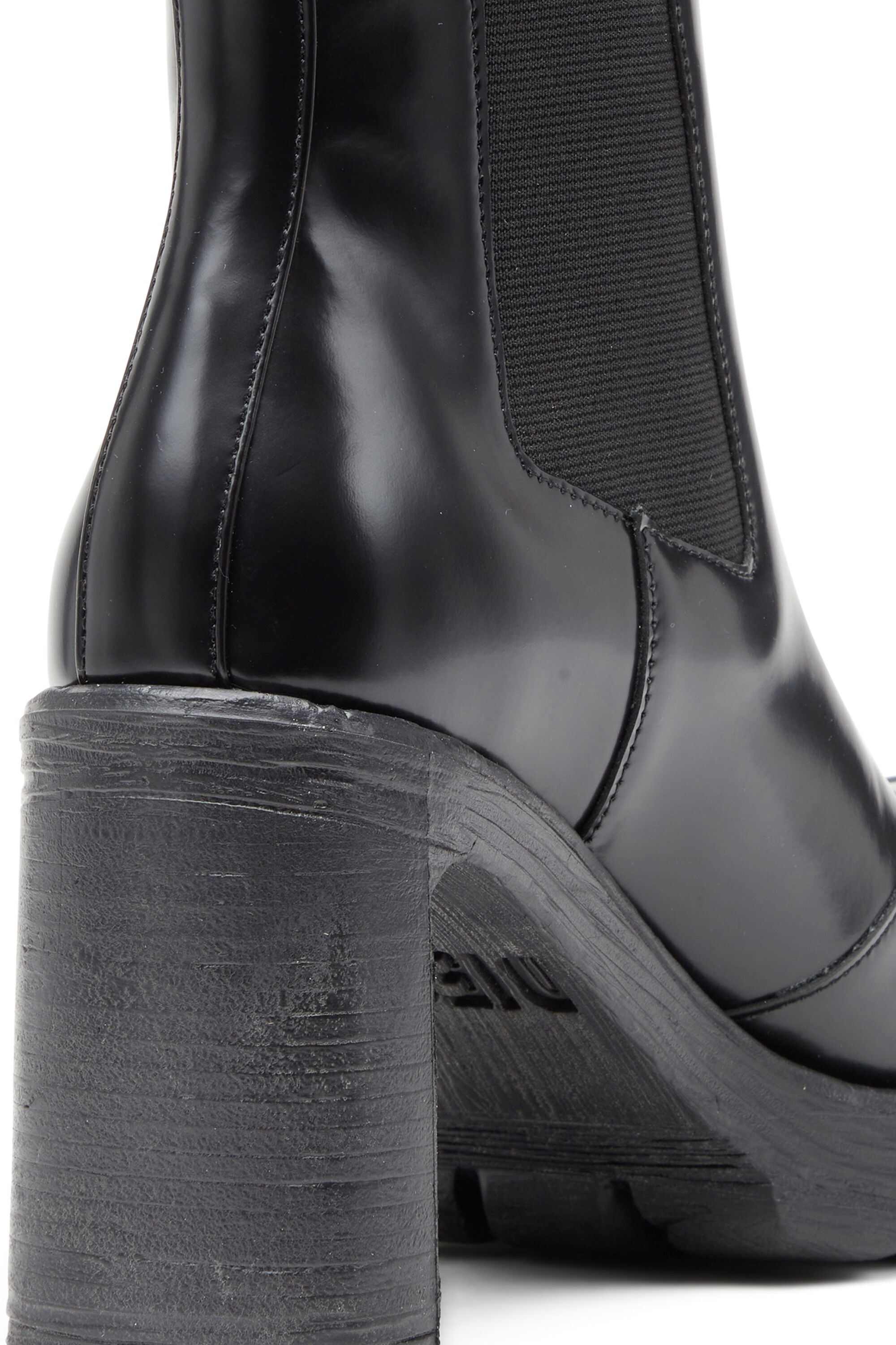 Diesel - D-HAMMER CH D W, Female's D-Hammer-High-heel boots with Oval D plaque in ブラック - 5