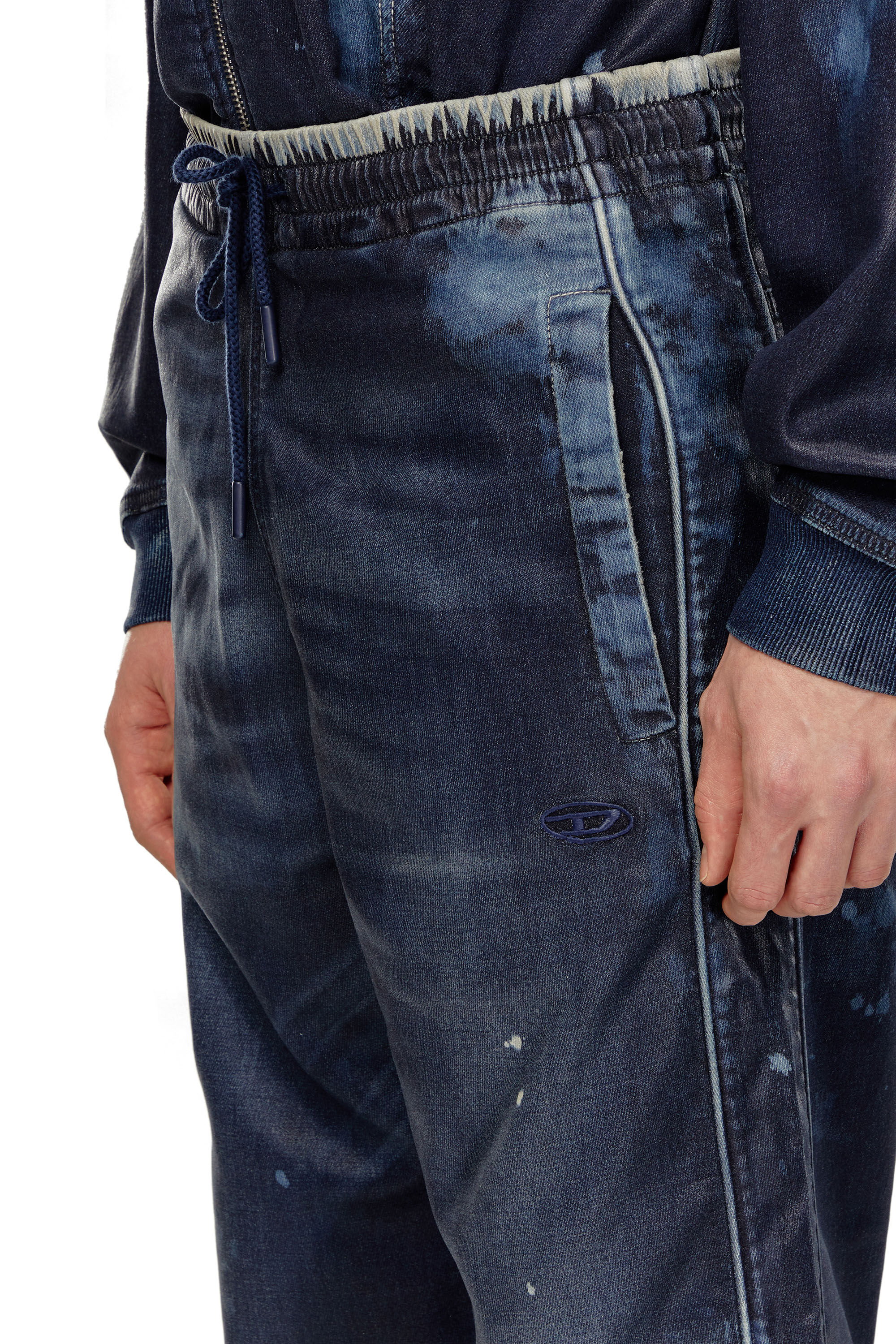 Diesel ユニセックス デニム D-Martians Track Denim ワイド バギー 
