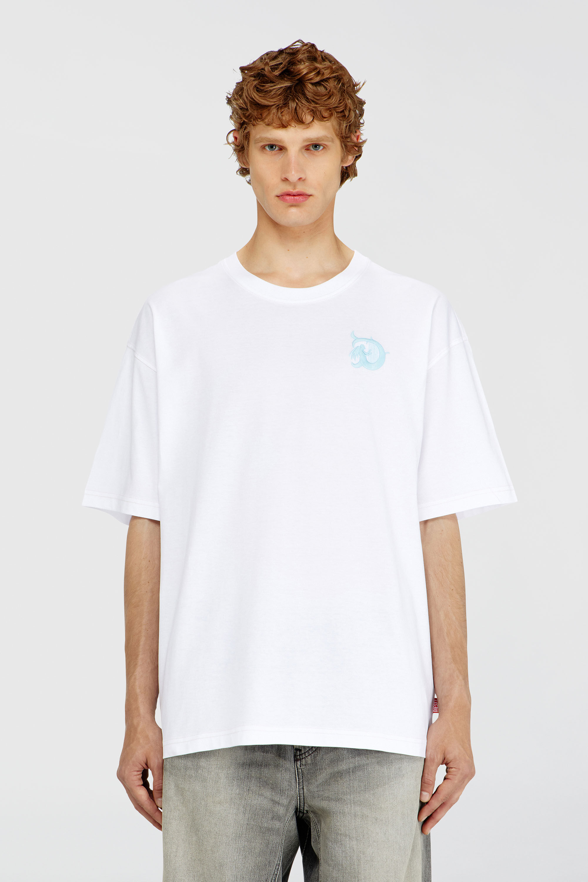 Diesel - T-BOXT-AA11, Male's Tシャツ in ホワイト - 3