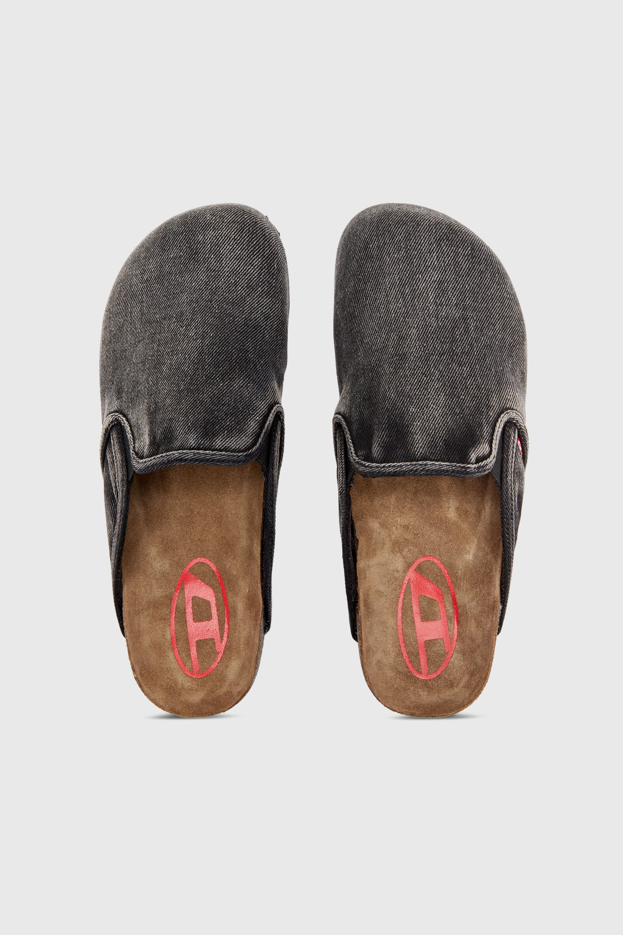 Diesel - D-WOODSTOCK SLIP-ON, Male's デニムスリッポンミュール in ブラック - 5