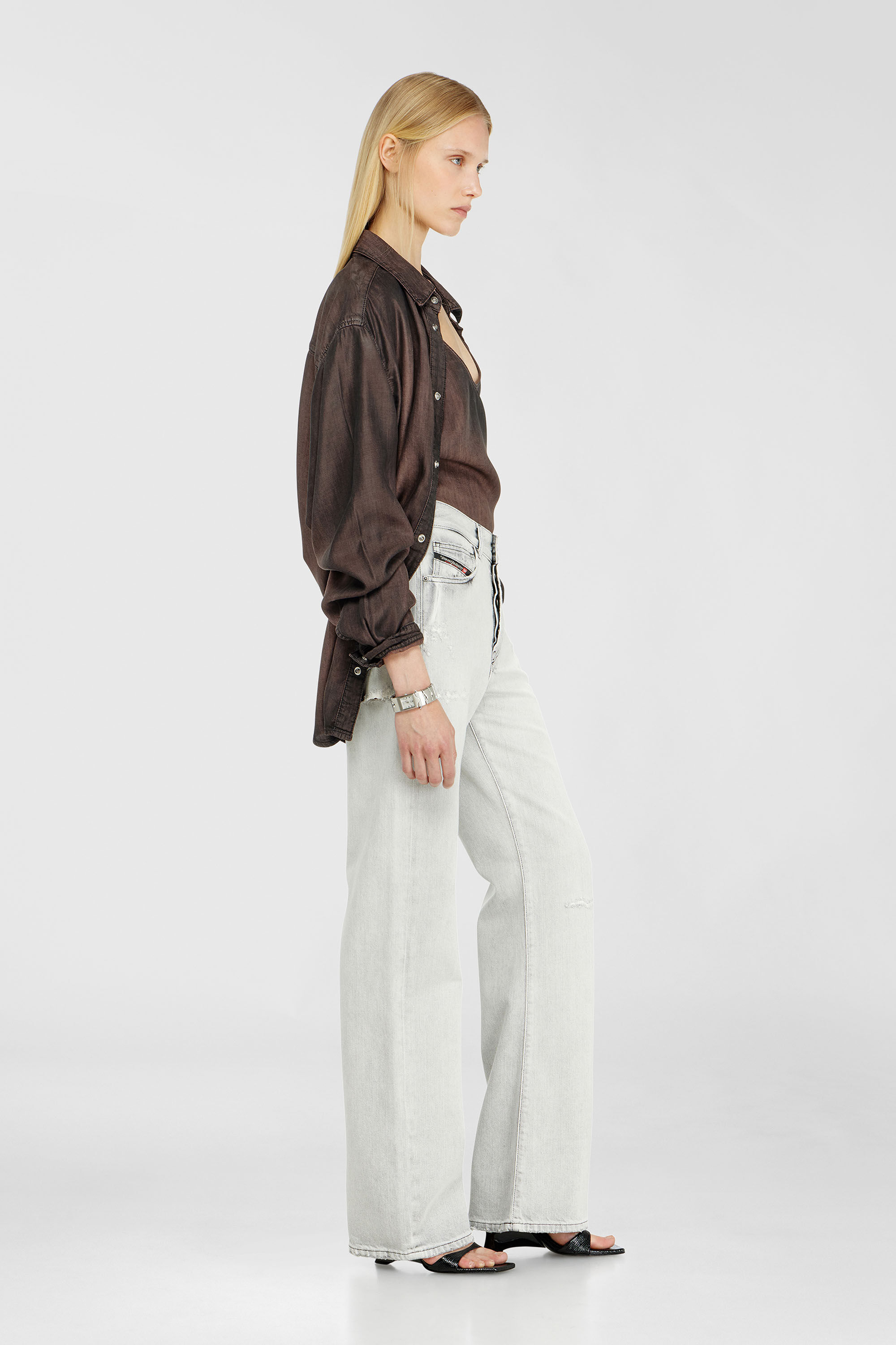 Diesel - Female's Regular Jeans 1971 D-Sent 09P58, ライトグレー - 2