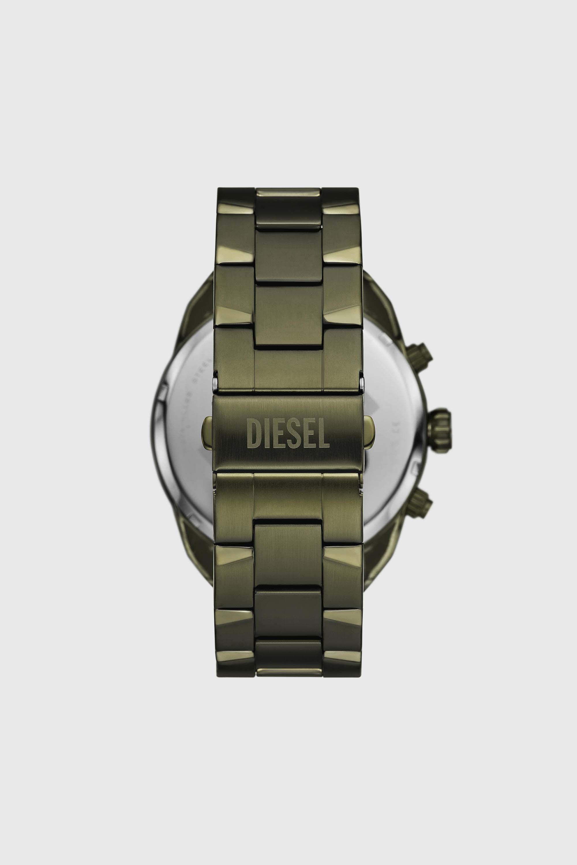 く*ん様 m*i様 DIESEL メンズ アナログ クォーツ 腕時計 グリーン文 DZ4670 WATCH Spiked Green Stainless Steel Watch｜グリーン｜メンズ