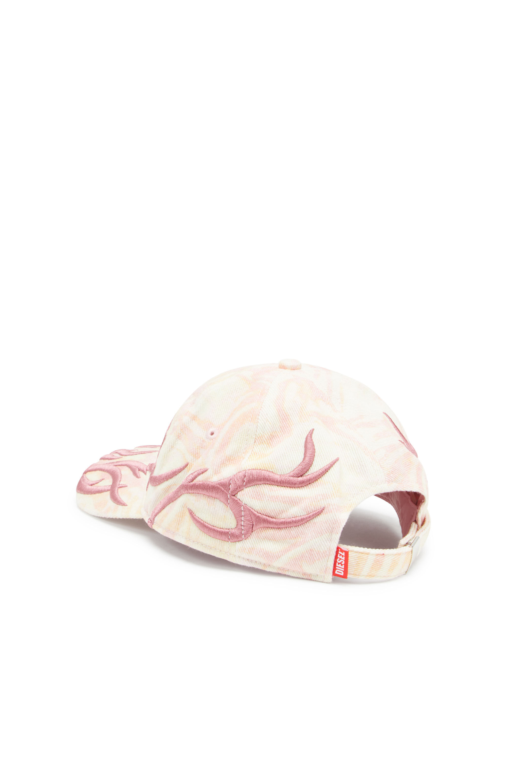 Diesel - C-AREN, Male's キャップ in ホワイト/レッド/ブルー - 2