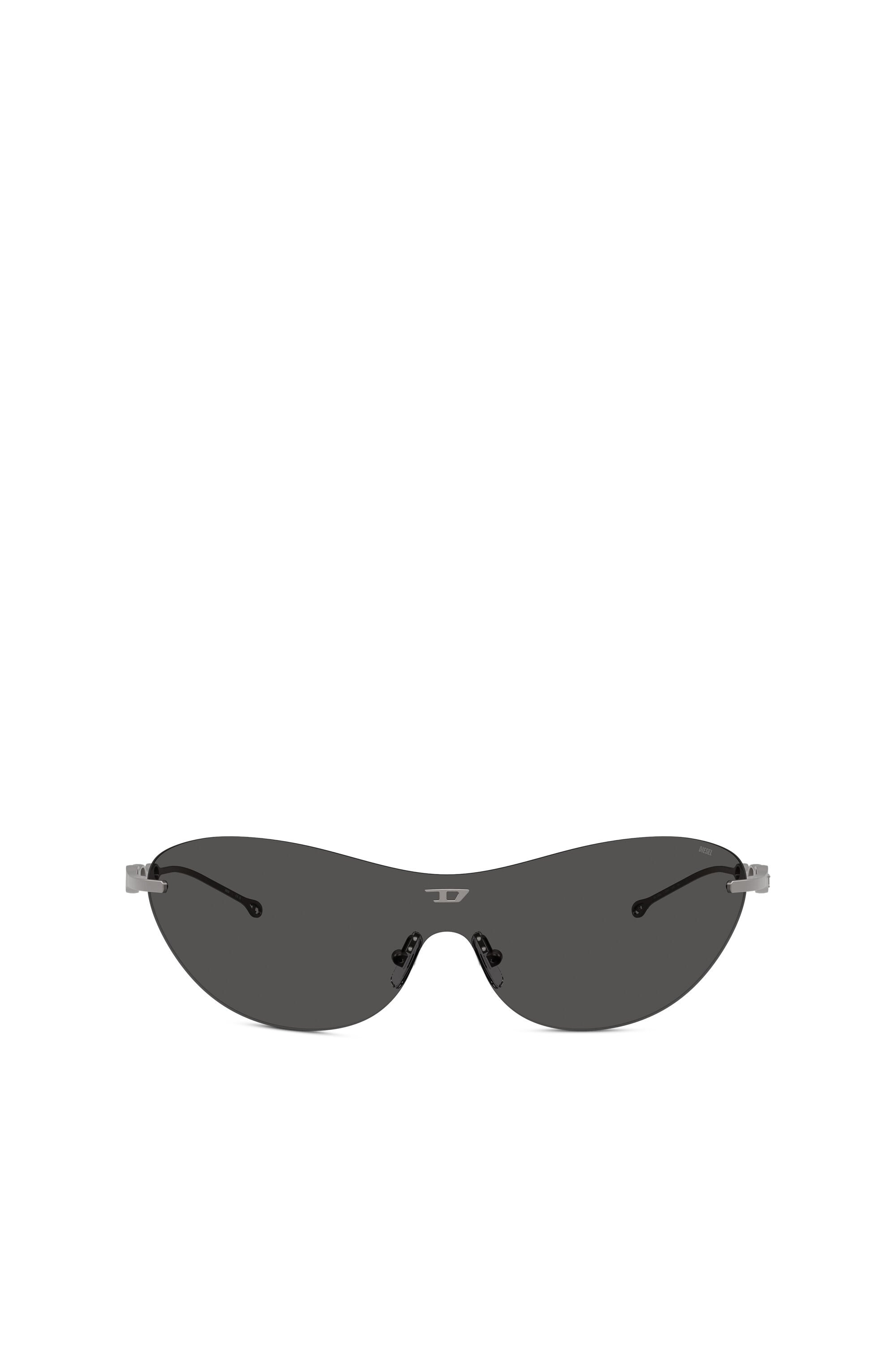 Diesel - 0DL1006 SIZE 35, Unisex's Iconic oval sunglasses in ダークグレー - 1