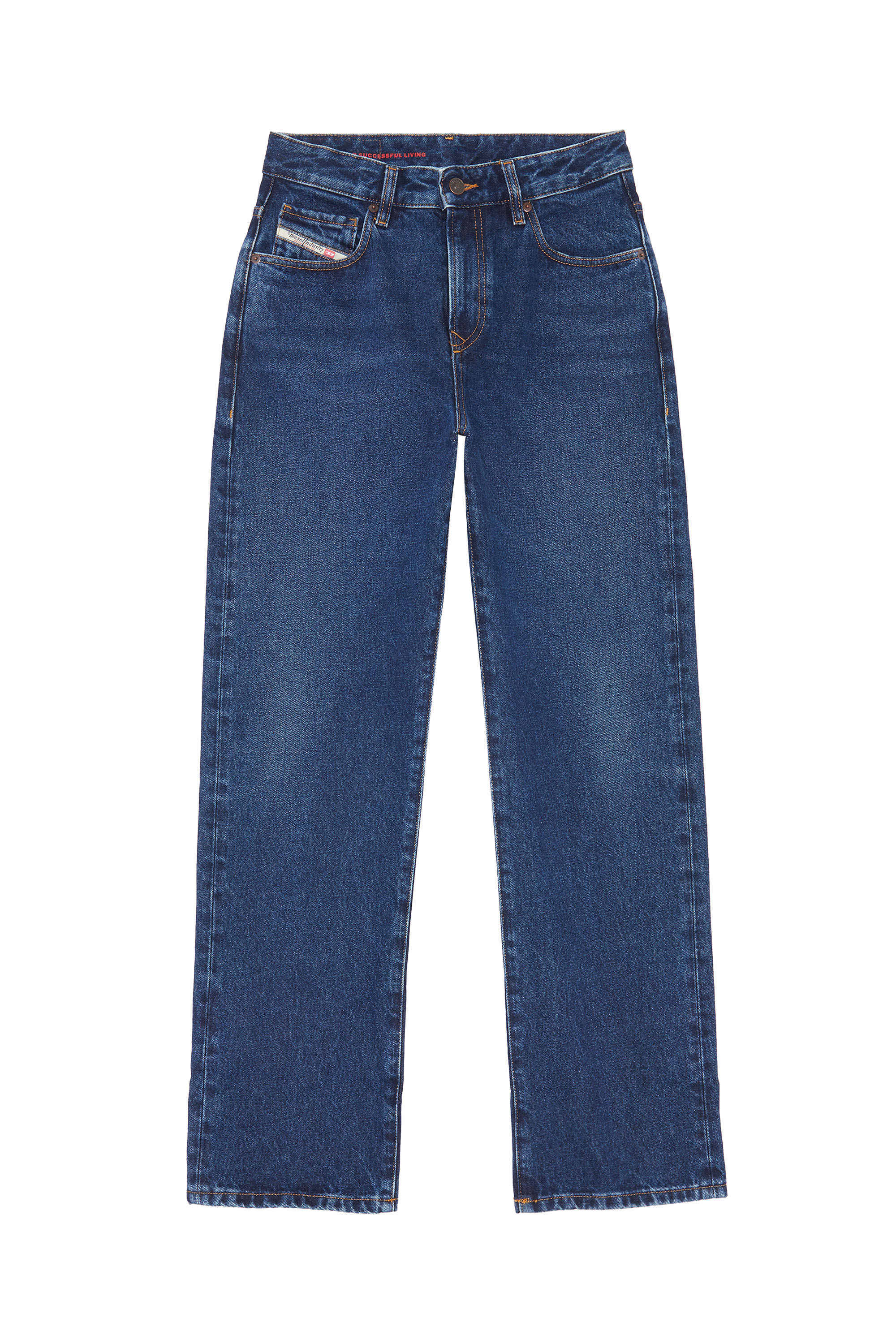 Diesel - Female's Straight Jeans 1999 D-Reggy 007E6, ダークブルー - 2