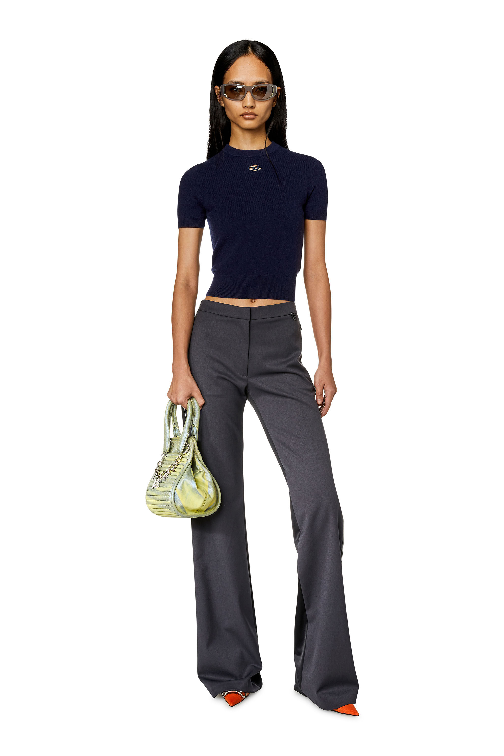Diesel - M-ARGA, Female's ニット in ダークブルー - 1