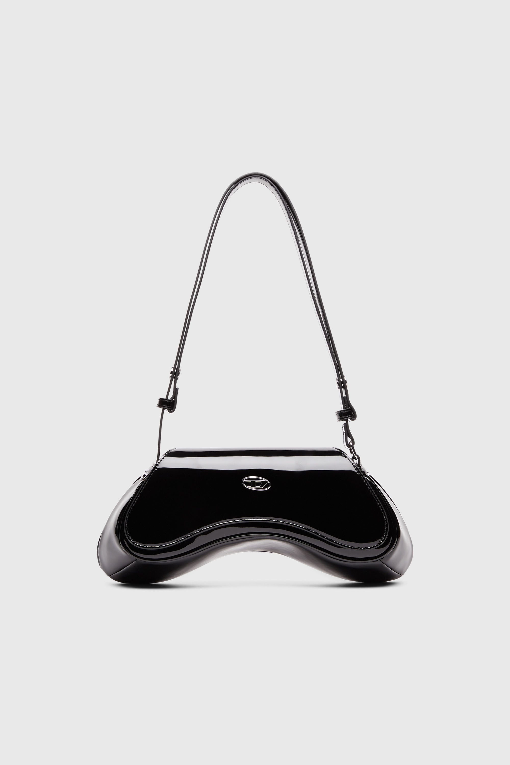 PLAY CROSSBODY Play-Glossy crossbody bag｜ブラック｜ウィメンズ｜DIESEL