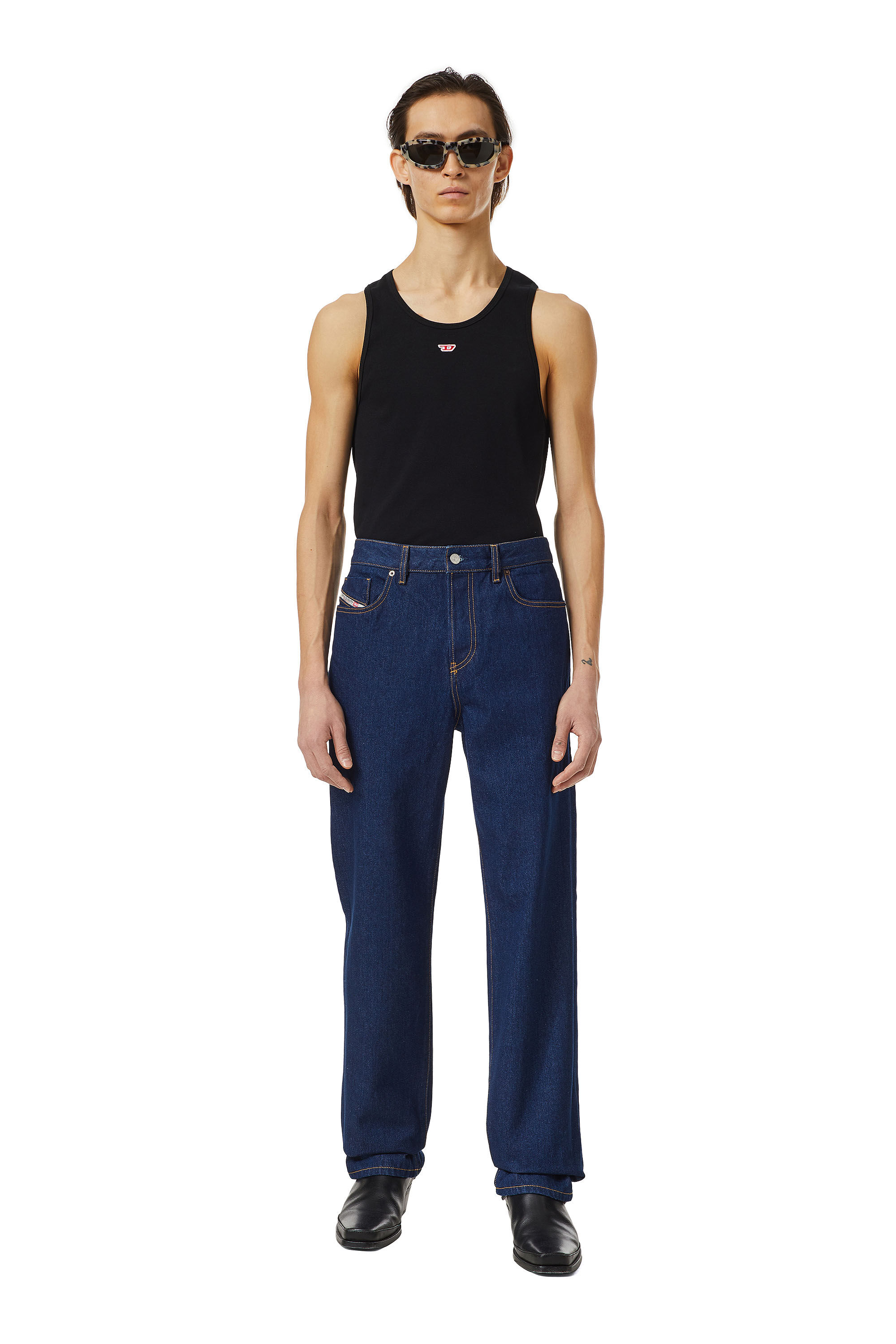 Diesel - Straight Jeans 1955 D-Rekiv 007A5, ダークブルー - Image 1