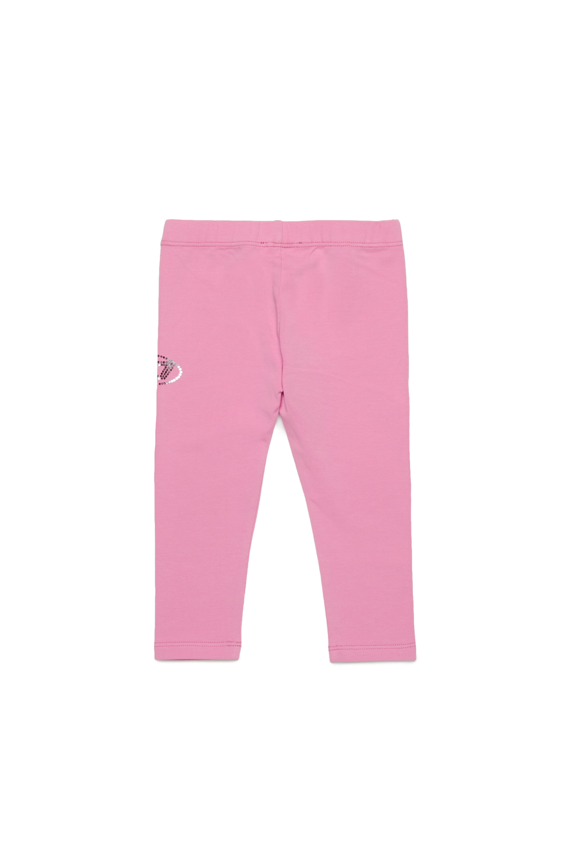PRINAB Leggings with crystal Oval D logo｜ピンク｜ガールズ｜DIESEL