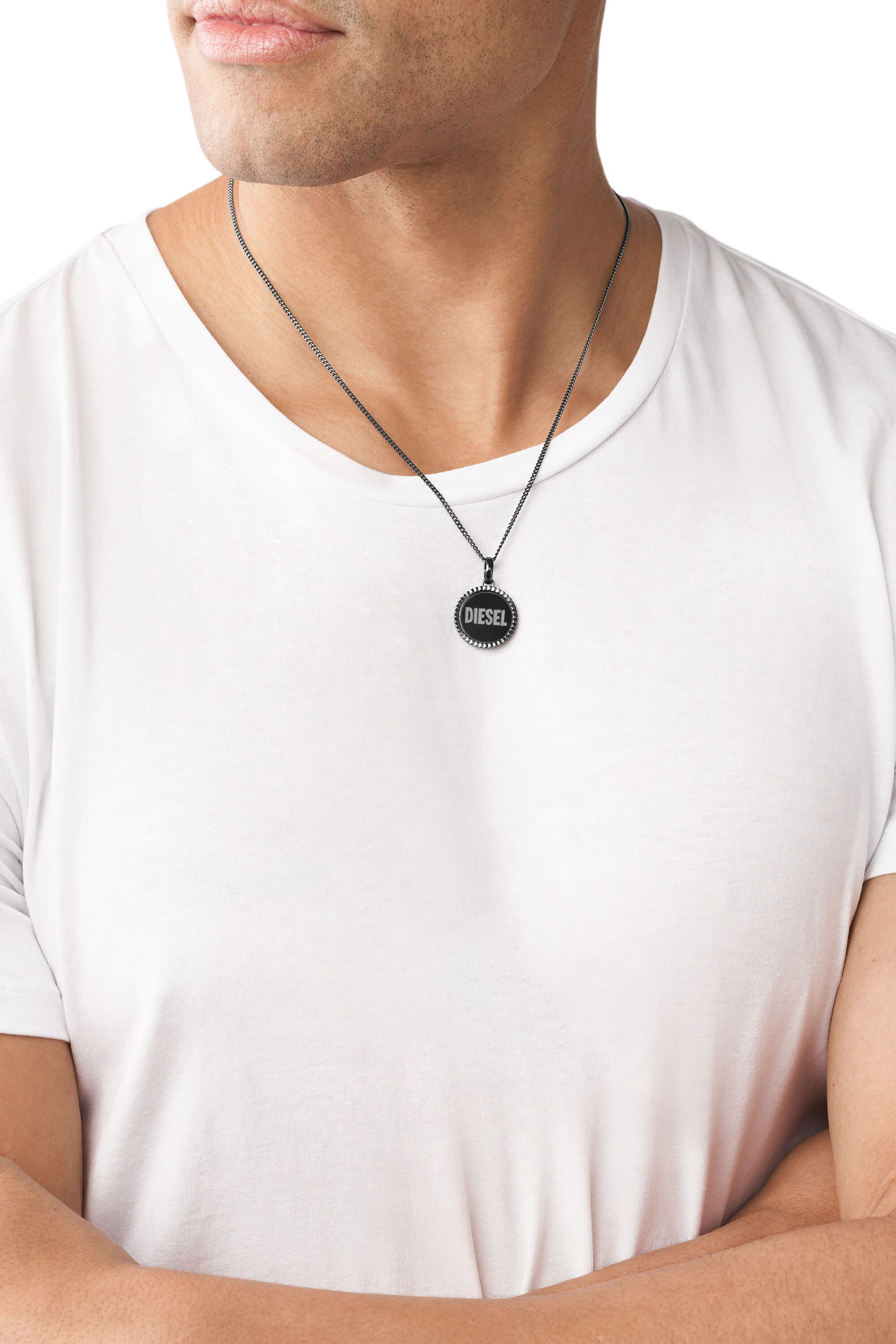 Diesel - DX1362, Unisex's ジュエリー ネックレス in ブラック - 3