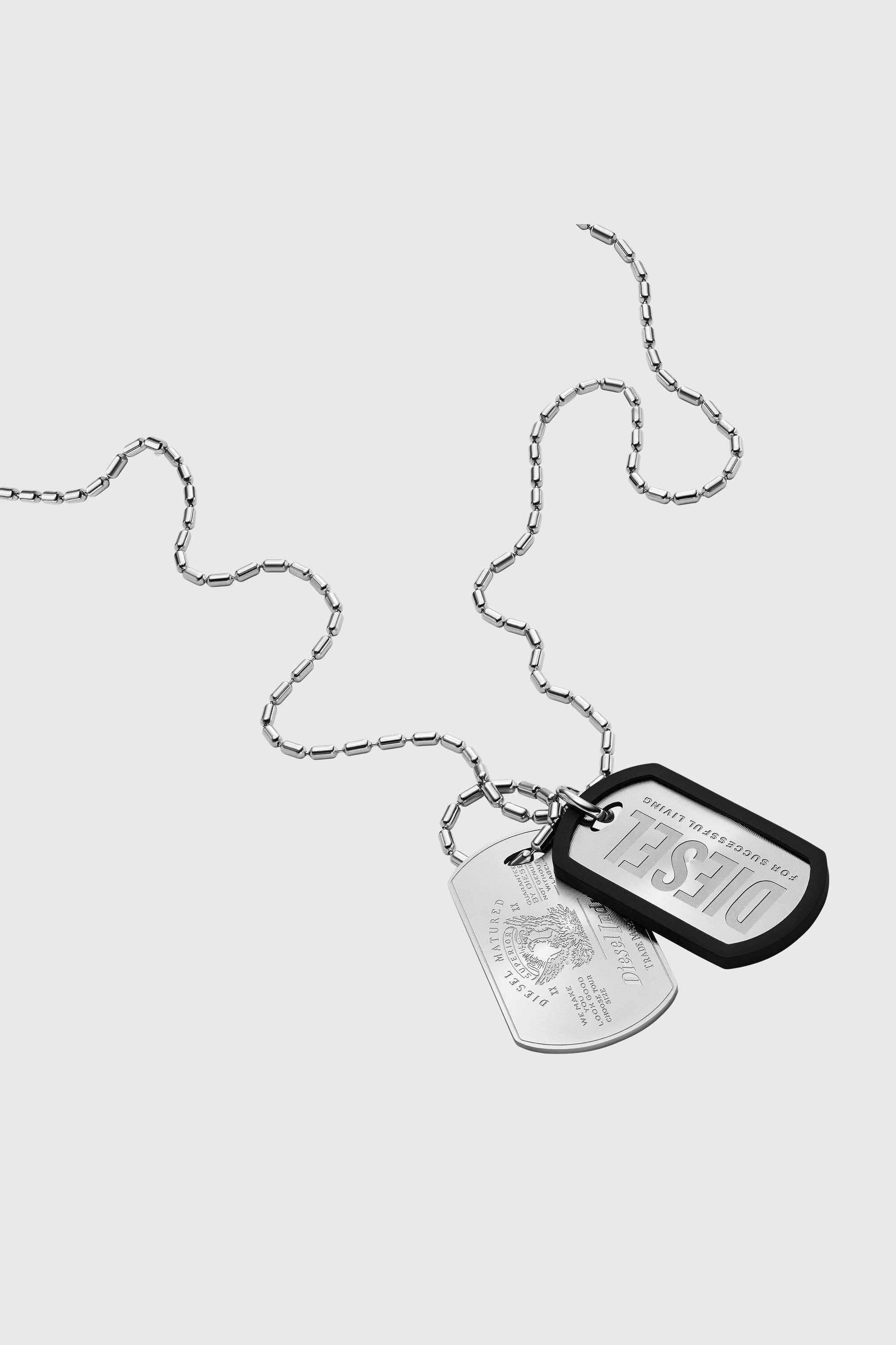 Diesel - DX1553040 JEWEL, Unisex's ネックレス in シルバー - 1