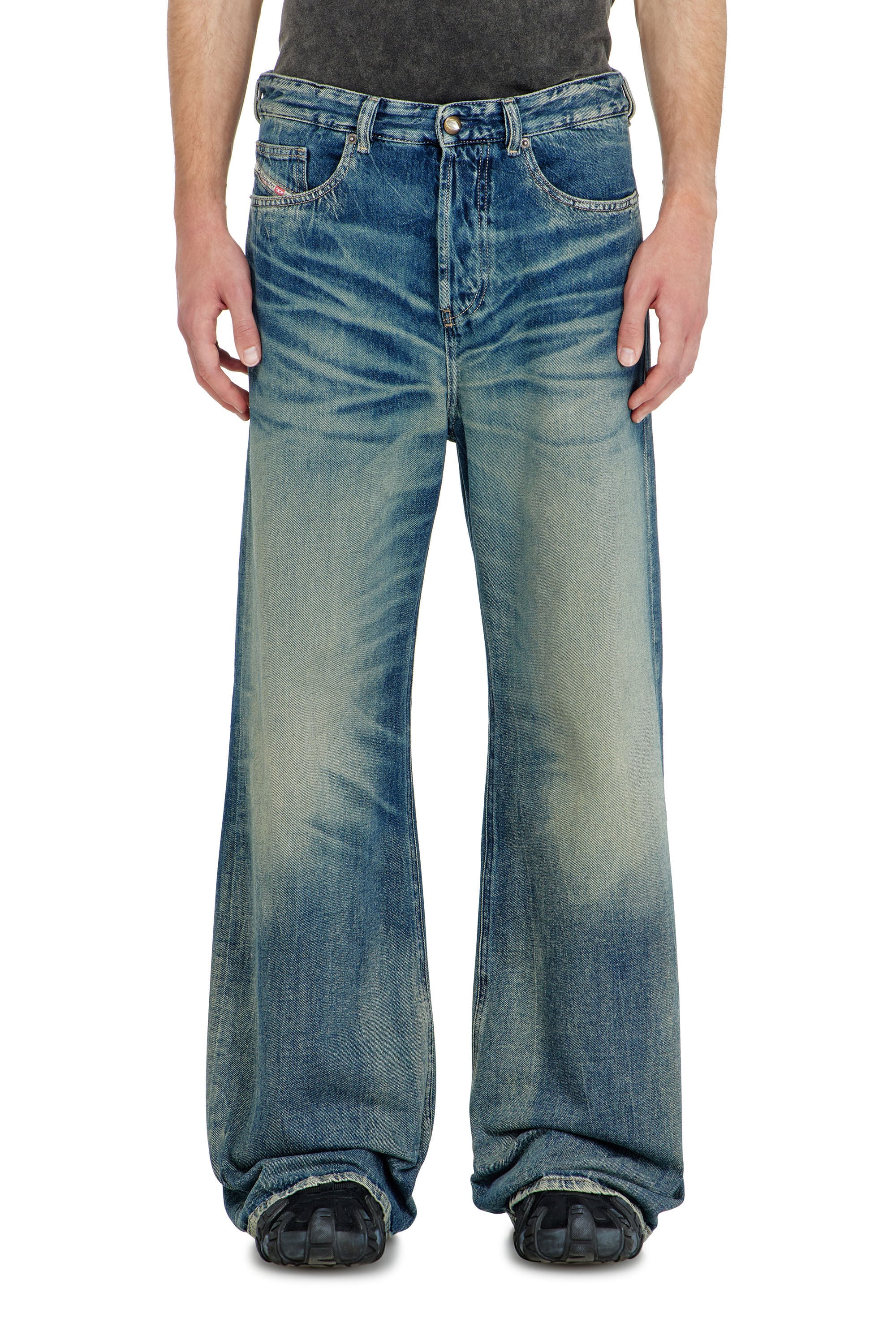 Diesel - Male's Relaxed Jeans D-Rise 09P55, ダークブルー - 5