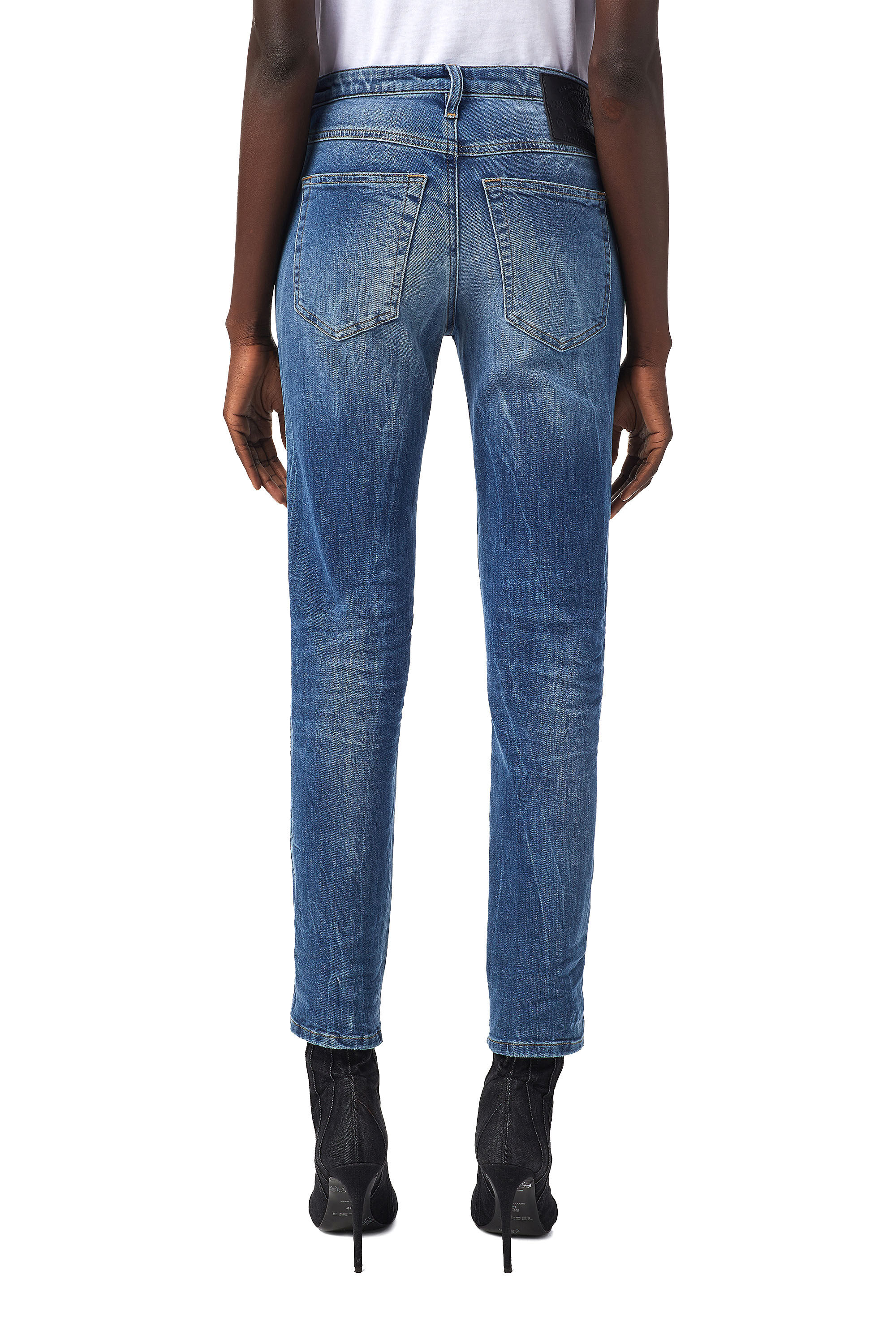 Diesel - 2015 BABHILA Z09PK Skinny Jeans, ミディアムブルー - Image 5
