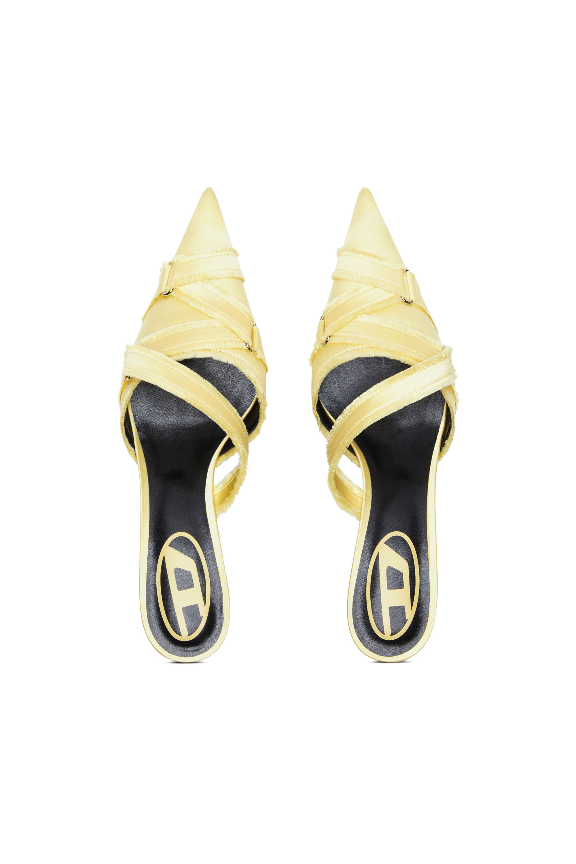 Diesel - D-KITTIE ML, Female's サテン ミュール - D-Kittie ML in Yellow - 6
