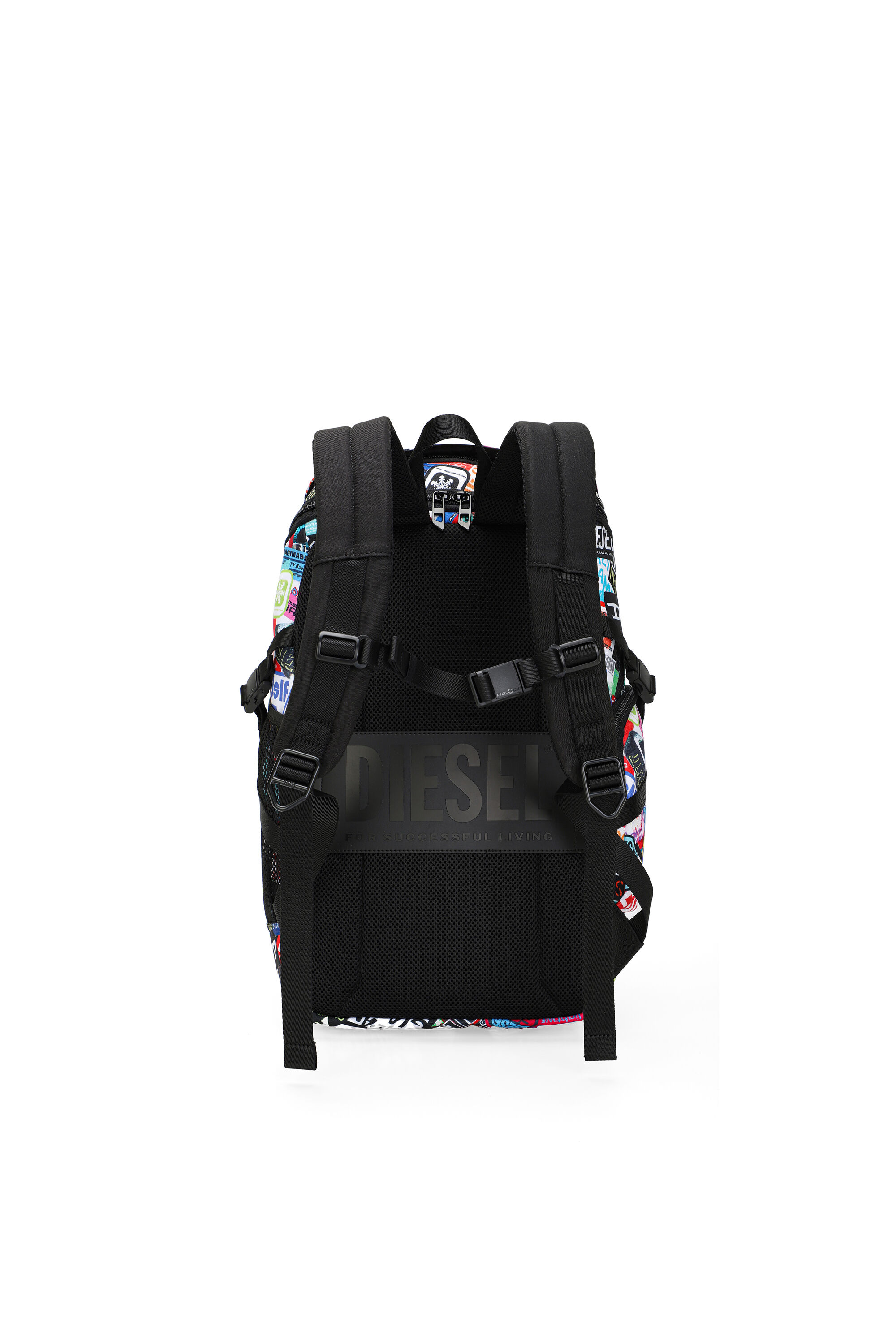 Diesel - DIESEL PC PRINTED BACKPACK-STICKERS- DSB, Unisex's Multifunctional backpack with stickers in マルチカラー - 2