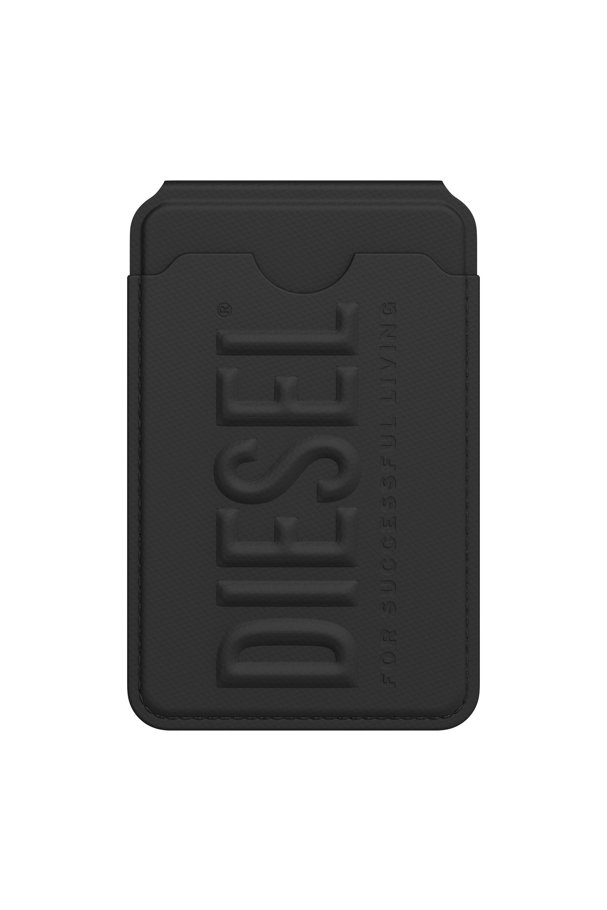 60449 CREDIT CARD HOLDER UNIVERSAL｜ブラック｜ウィメンズ｜DIESEL