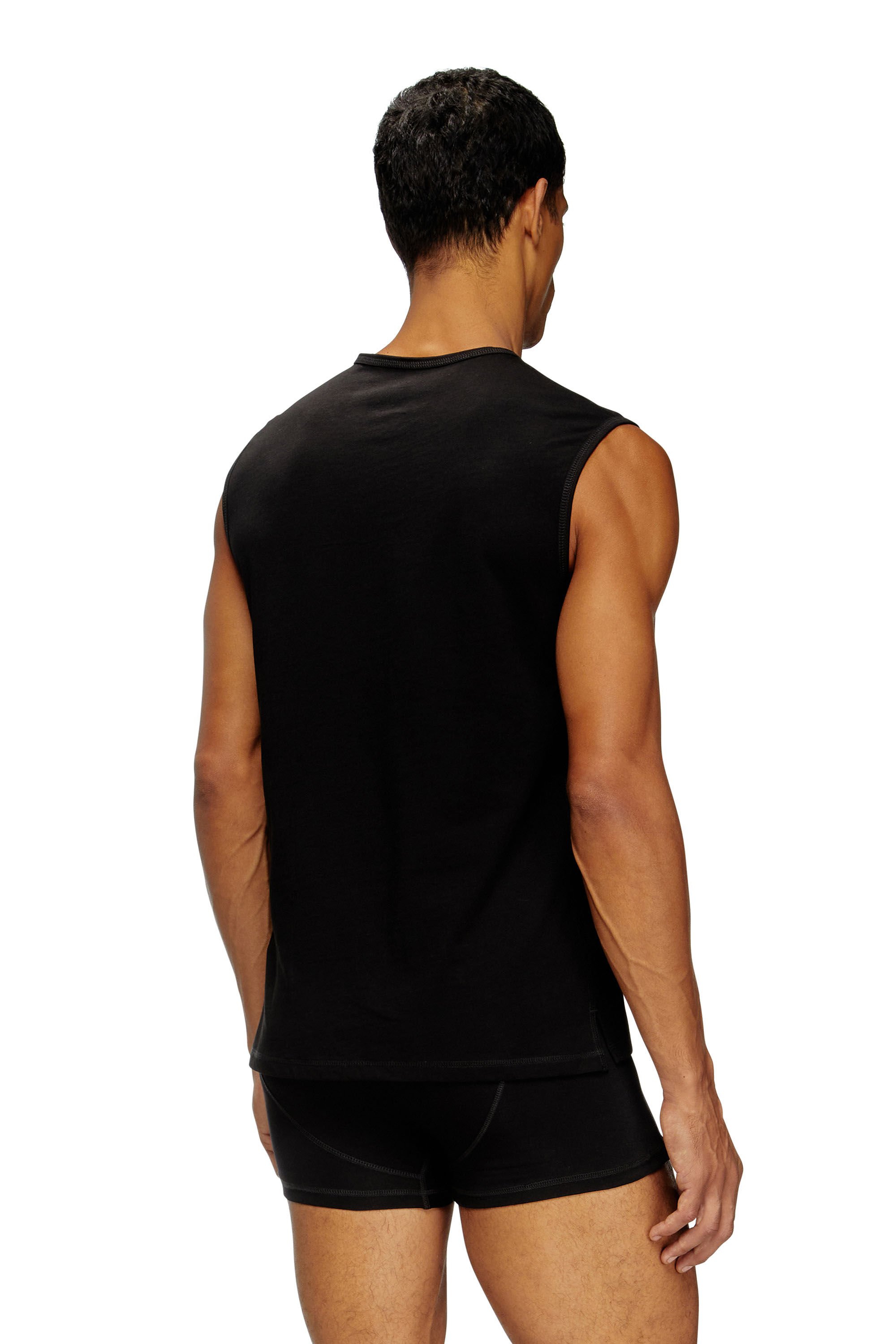 Diesel - TOM-UTLT-2PACK, Male's 2-pack tank top in ブラック - 4