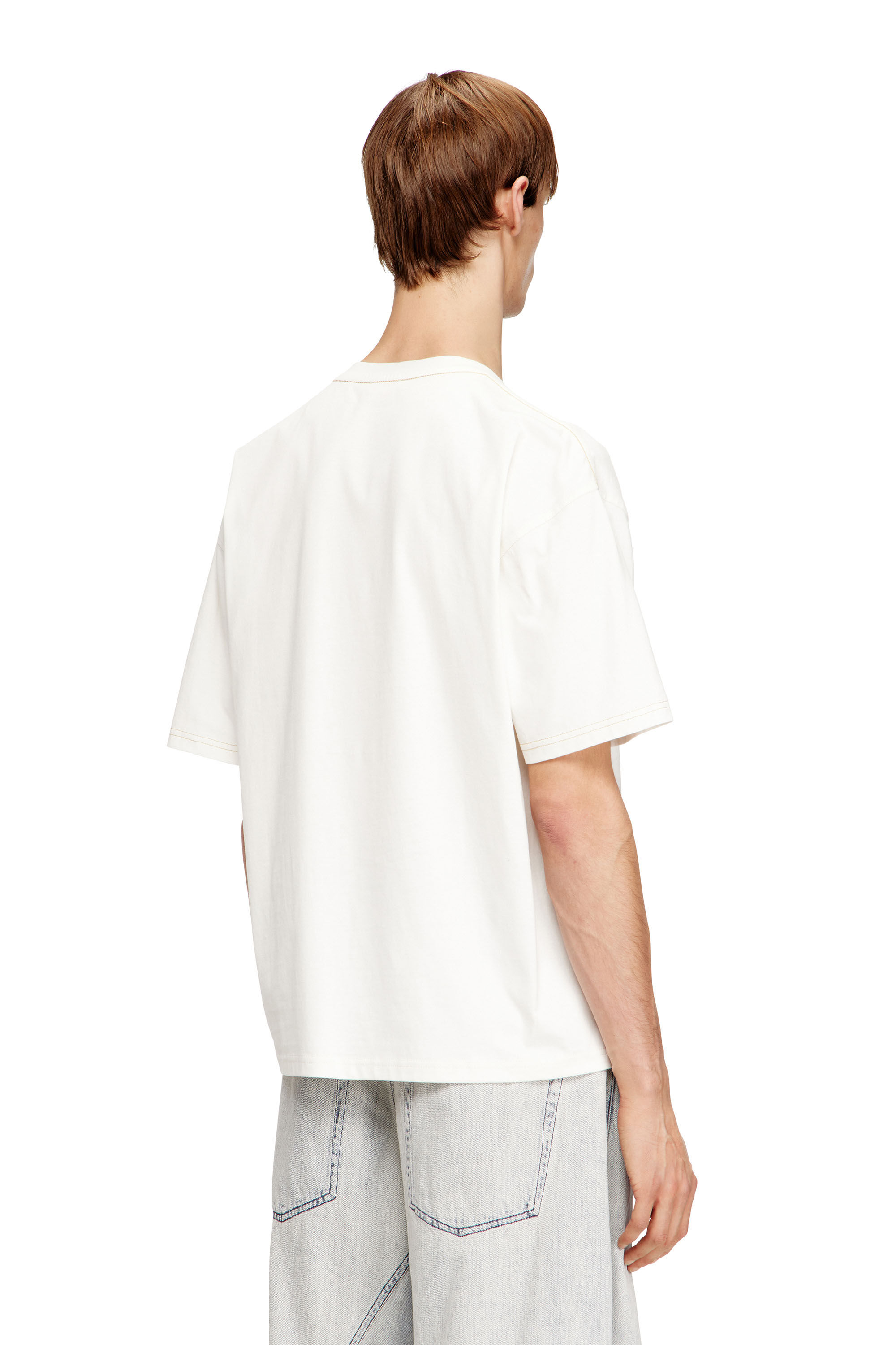 Diesel - T-BOXT-V3, Male's Tシャツ in ホワイト - 4