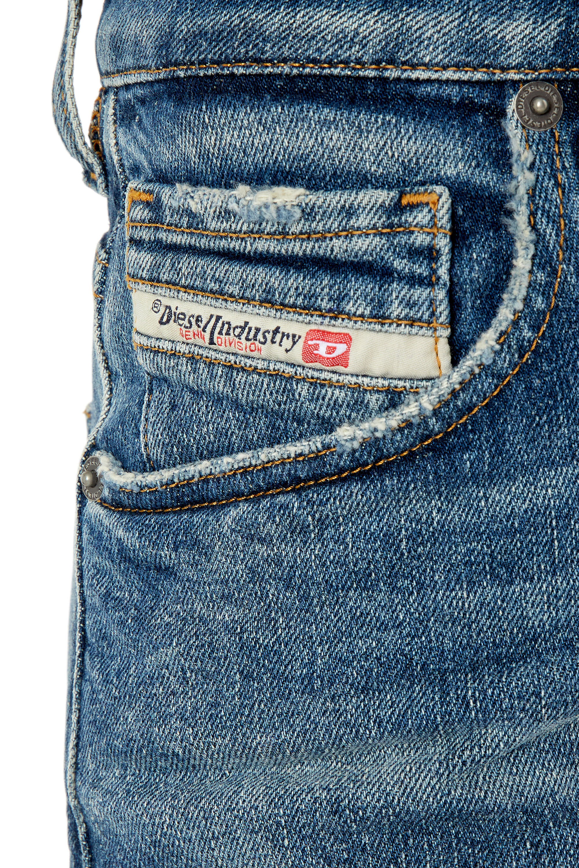 Diesel - Female's Straight Jeans 1999 D-Reggy 007L1, ミディアムブルー - 4