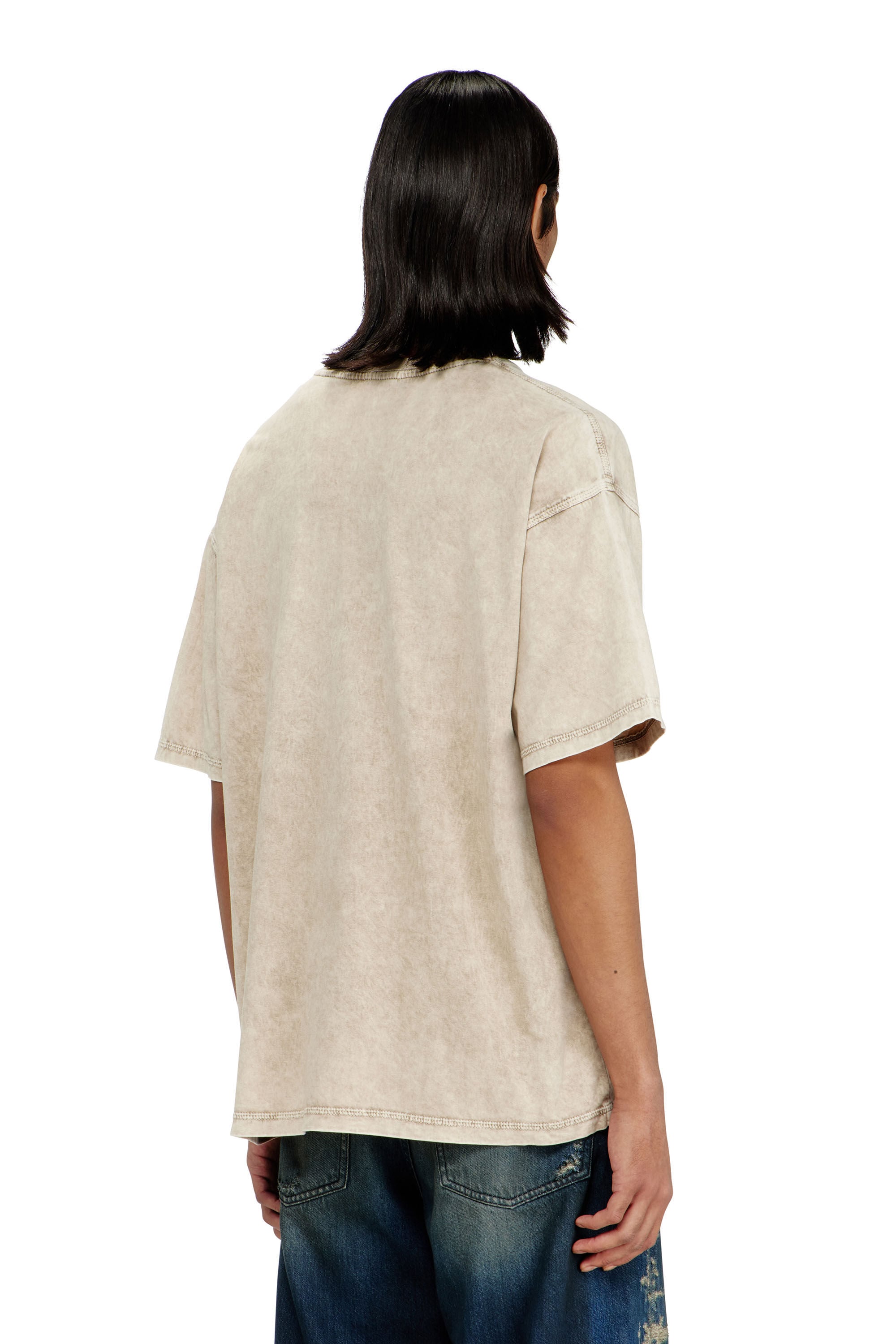 Diesel - T-BOXT-AA14, Male's Tシャツ in ベージュ - 4