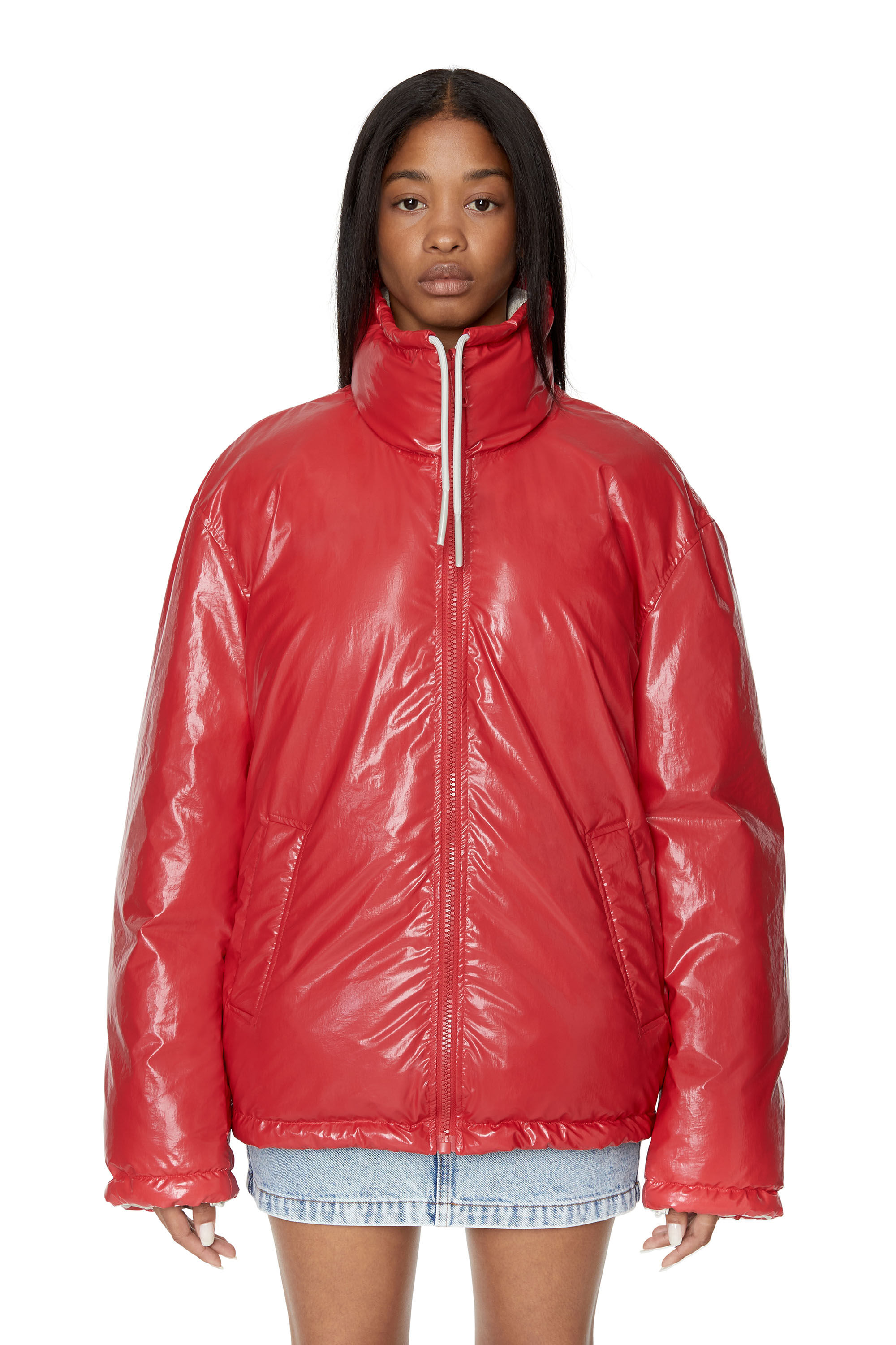 W-JUPITER（UNISEX）: オーバーサイズパファージャケット