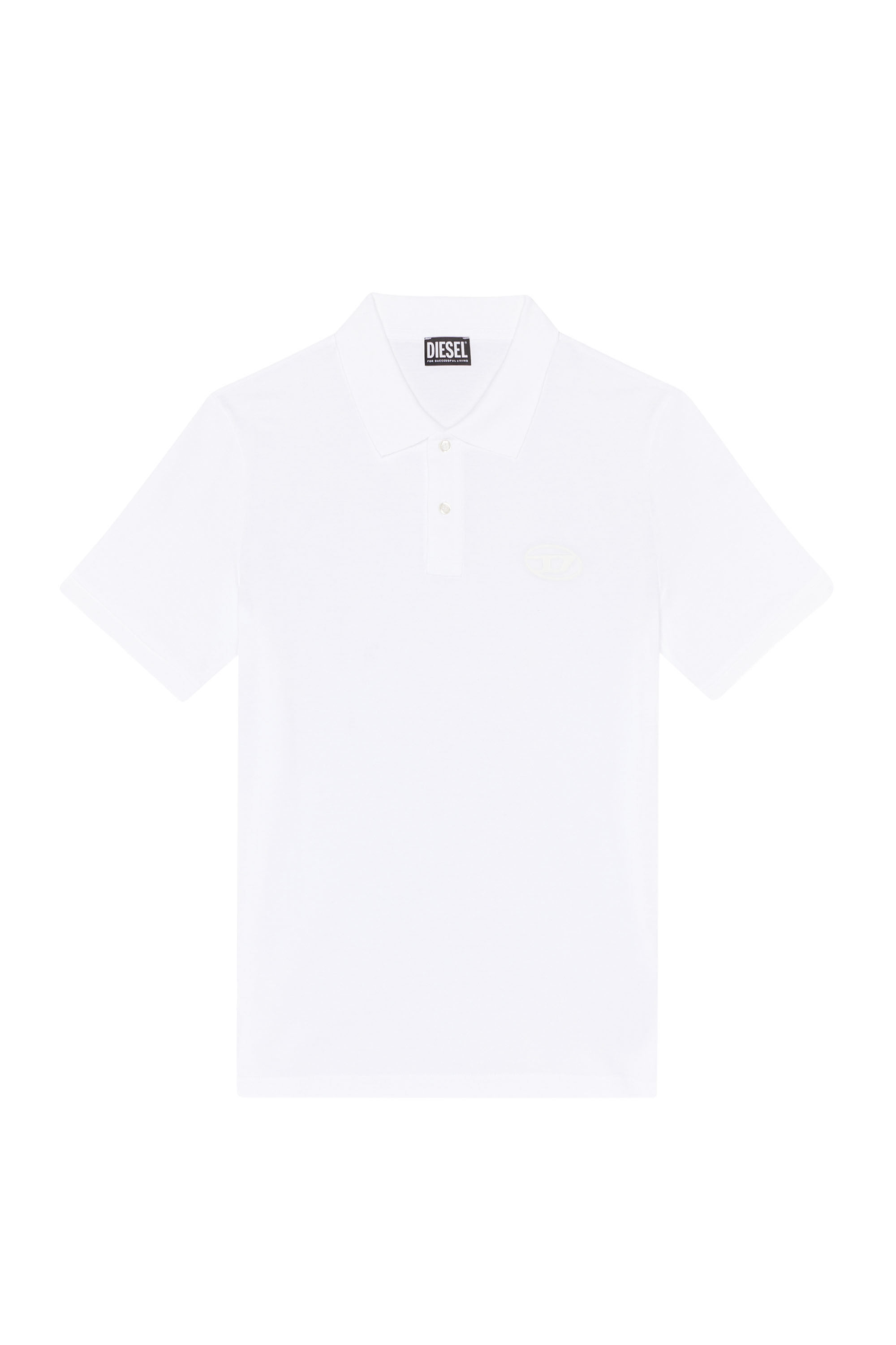 Diesel - T-SMITH-G4, Male's ポロシャツ ワンポイント in ホワイト - 2
