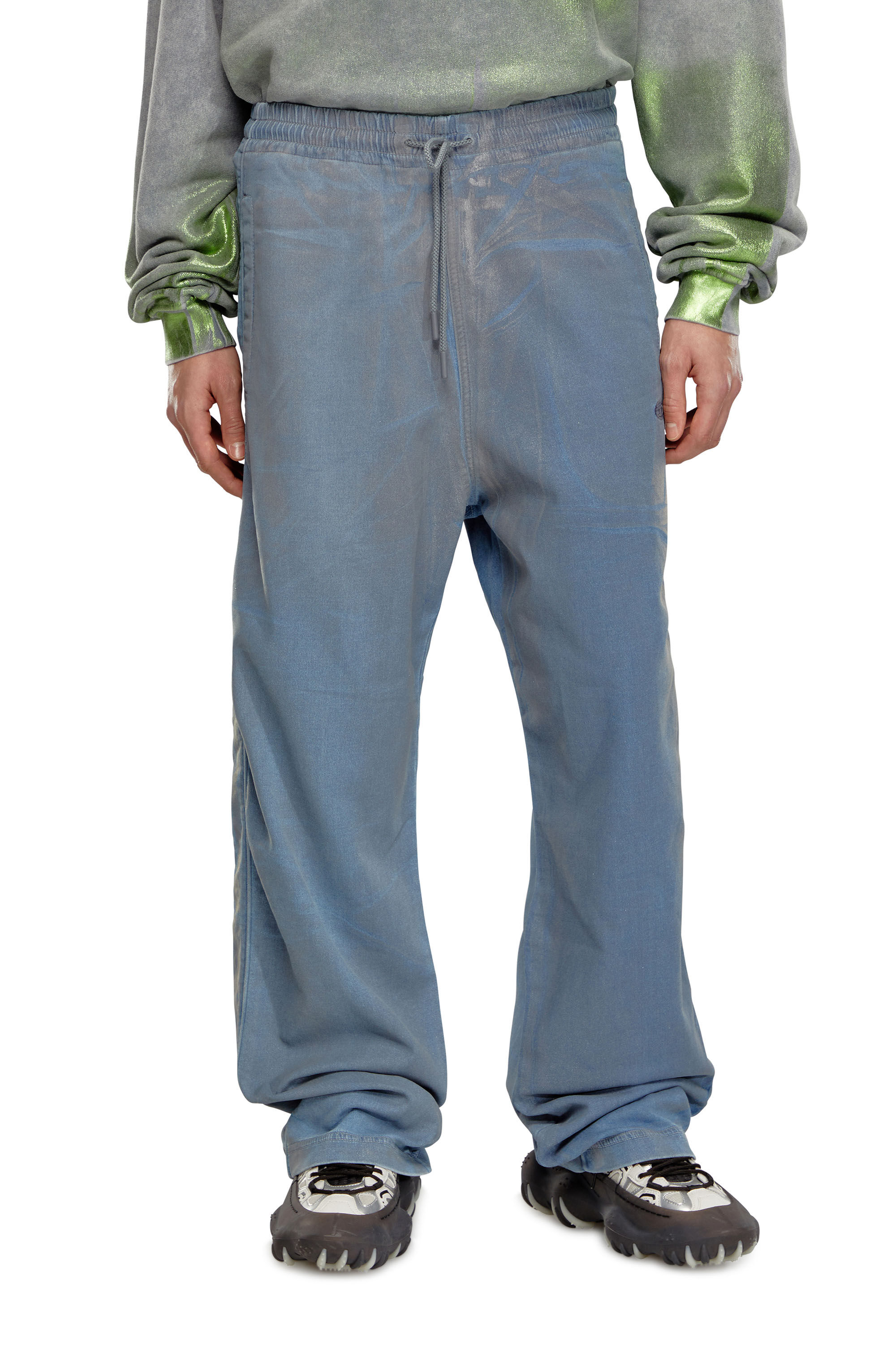 ストレート D-Martians Track Denim 068kn｜ウィメンズ｜ライトブルー 