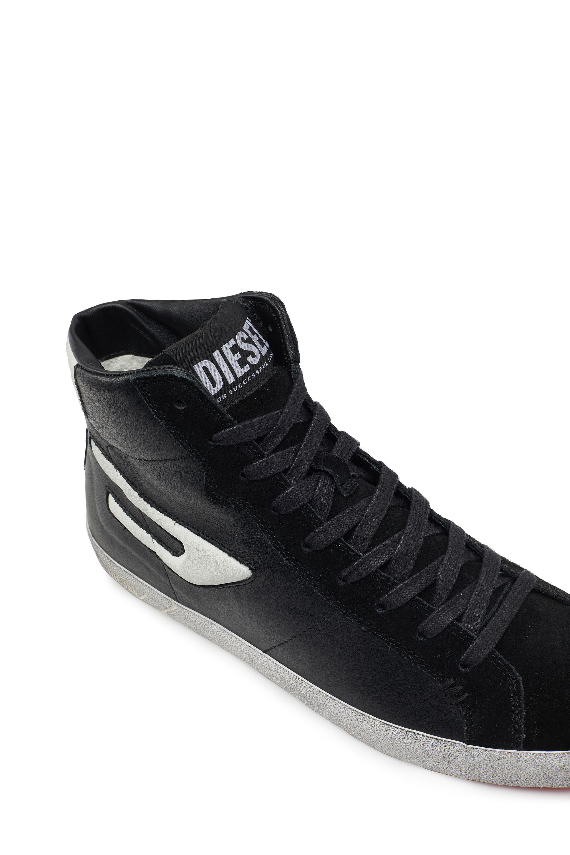 Diesel - S-LEROJI MID, Male's ハイカットスニーカー ロゴ - S-Leroji Mid in ブラック - 6