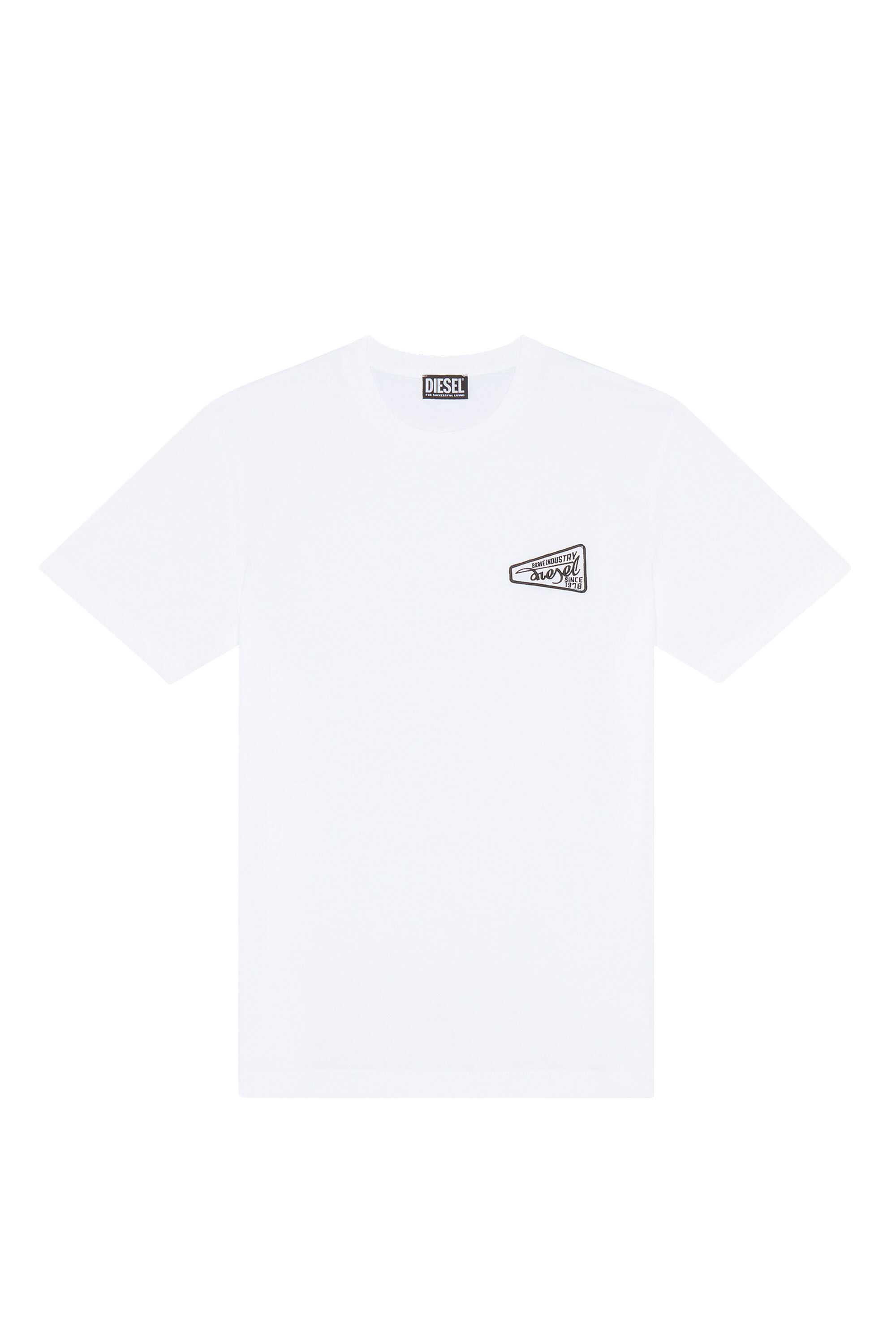 Diesel - T-DIEGOR-K58, Male's Tシャツ スリムフィット in ホワイト - 2