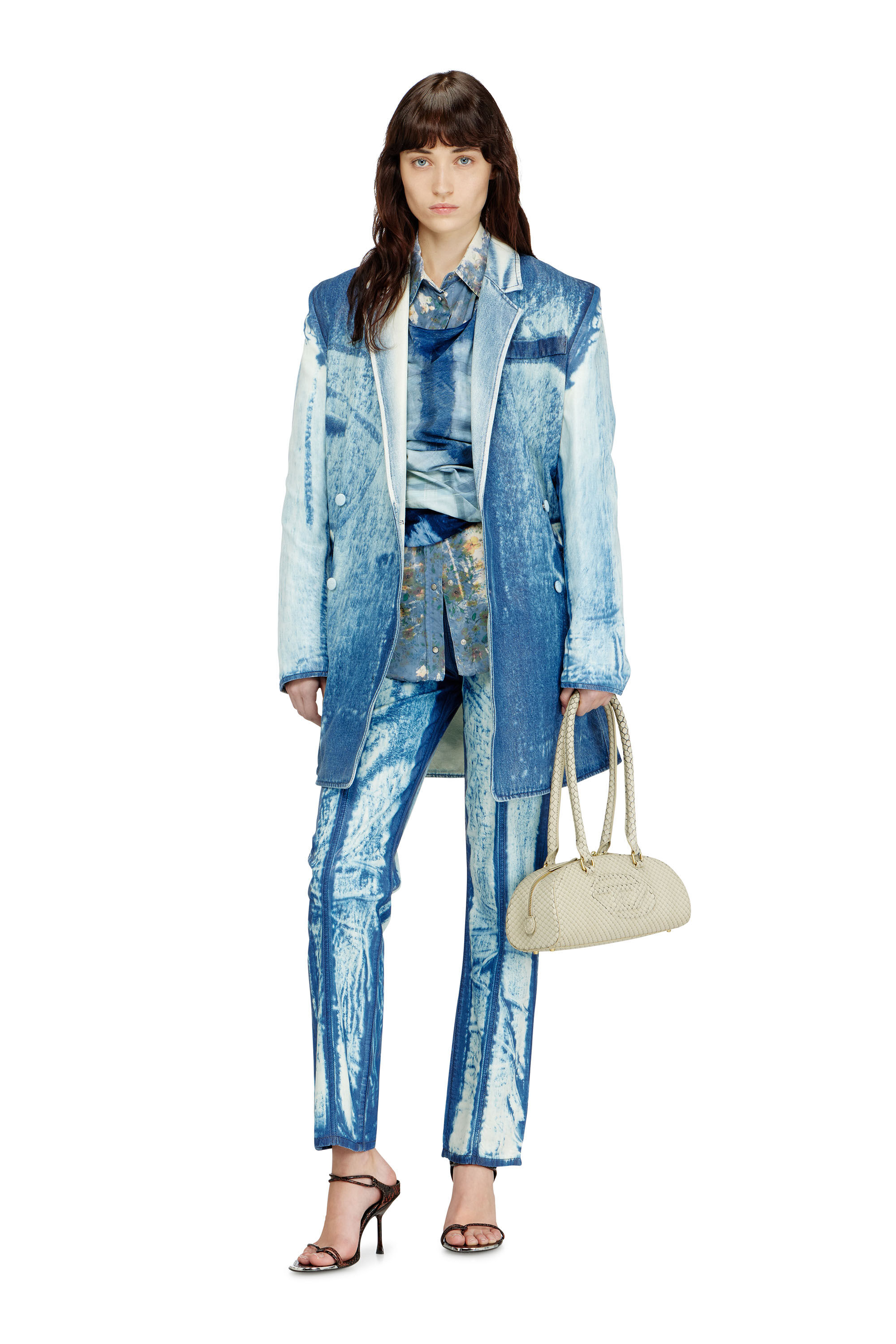 Diesel - Female's Slim Jeans D-LYSAR 068XC, ミディアムブルー - 1