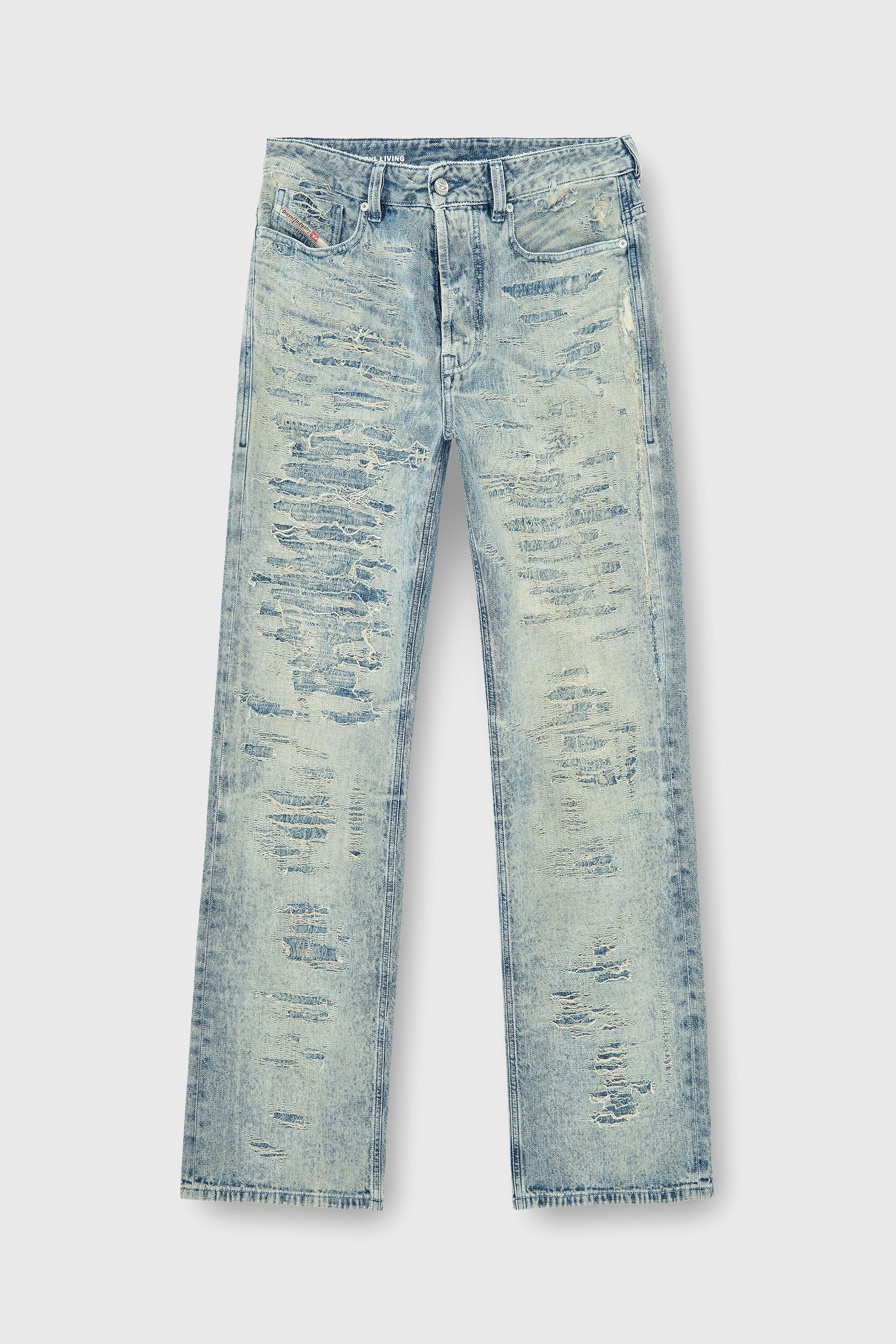 Diesel - Male's Relaxed Jeans 1980 D-Eeper 068YM, ミディアムブルー - 2