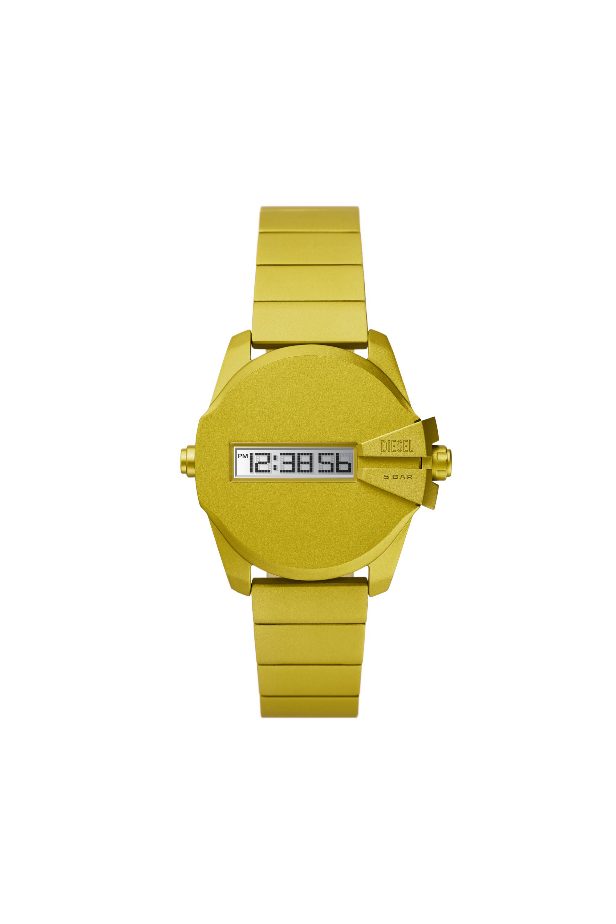 Diesel - DZ2207 WATCH, Male's Baby chief digital yellow aluminum watch in Yellow - 1