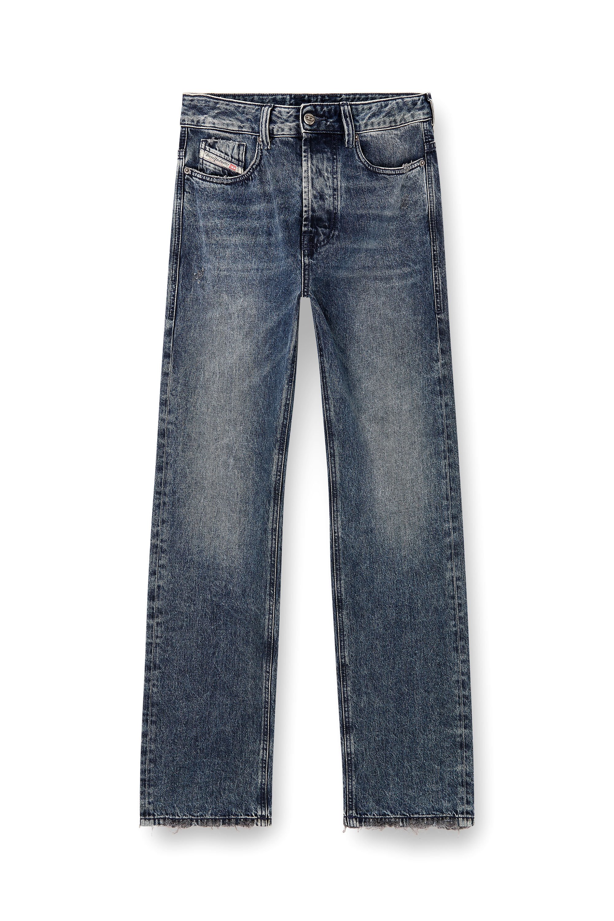 Diesel - Male's Relaxed Jeans 1980 D-Eeper 09N68, ダークブルー - 2