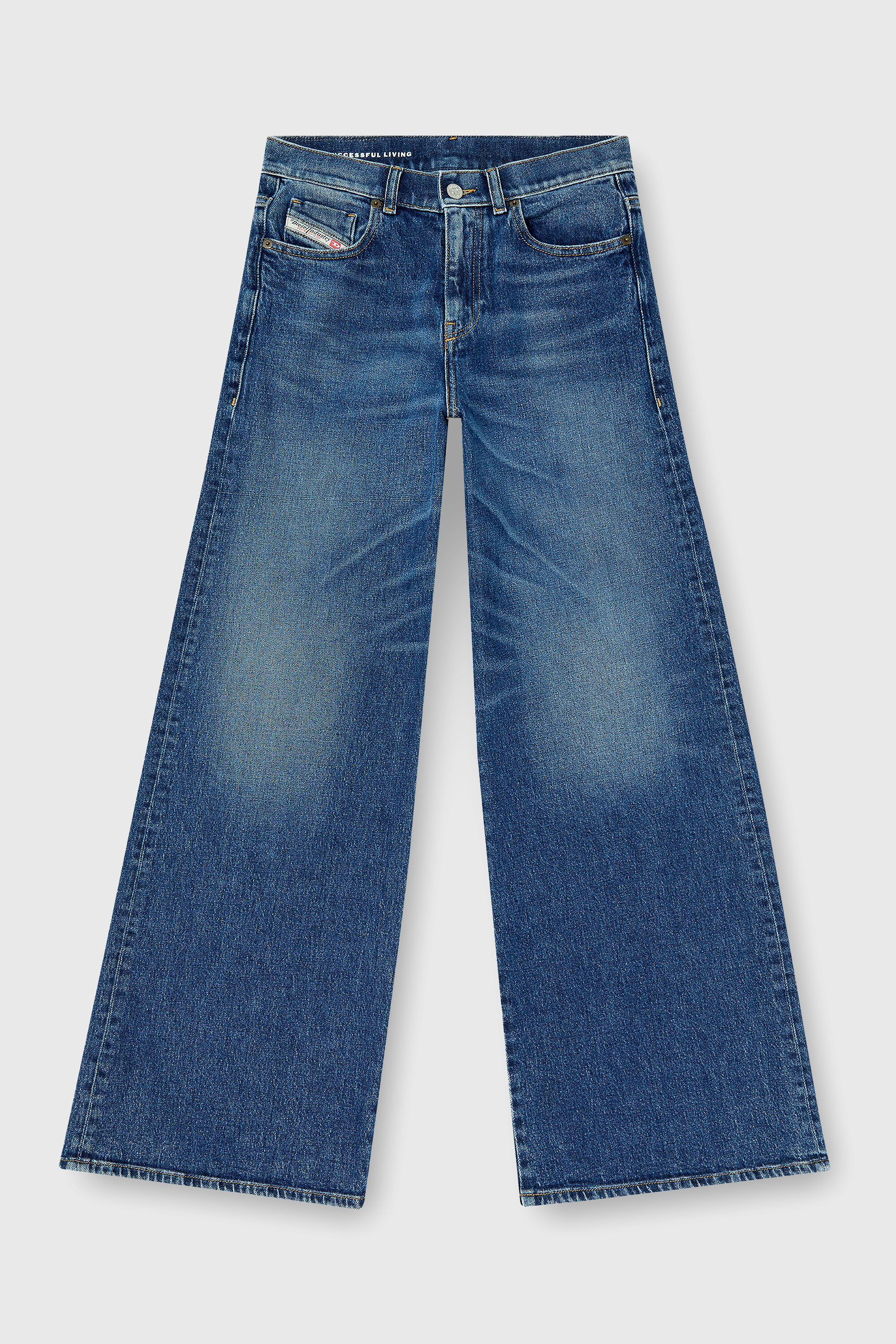 Diesel - Female's Flare Jeans 1978 D-Akemi 09L21, ミディアムブルー - 6