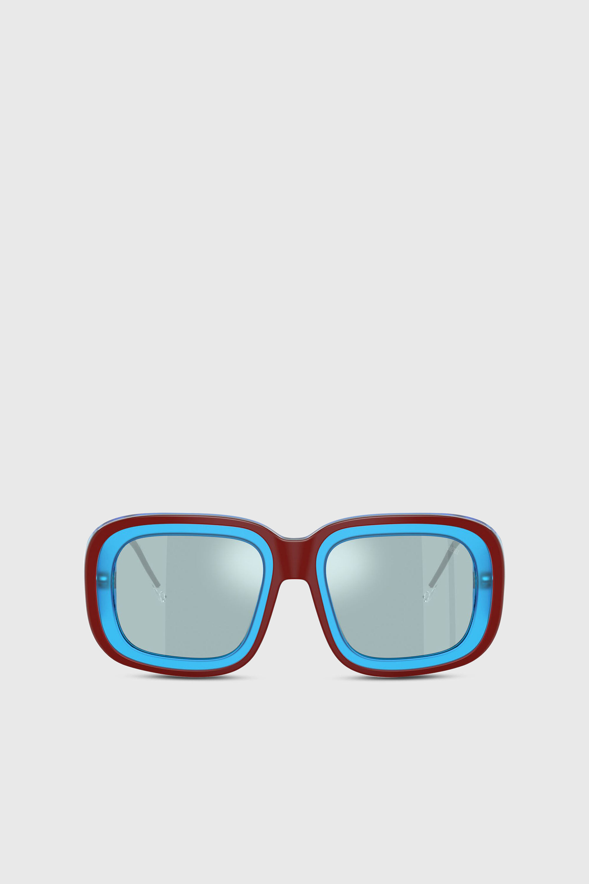 Diesel - 0DL2015U, Unisex's Square sunglasses in ブラウン/ブルー - 1