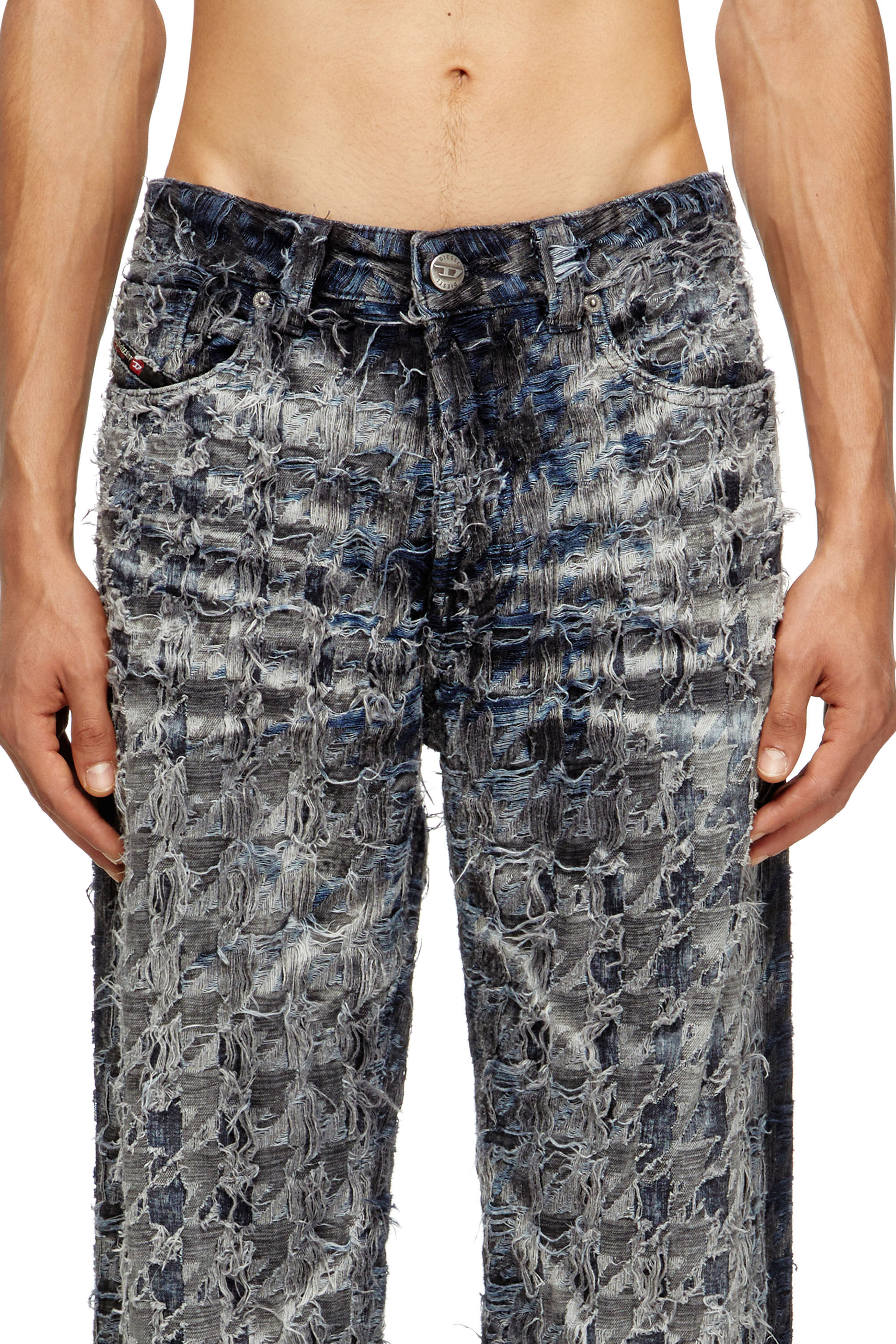 Diesel - Male's Relaxed Jeans 1980 D-Eeper 0CEBL, ダークブルー - 5
