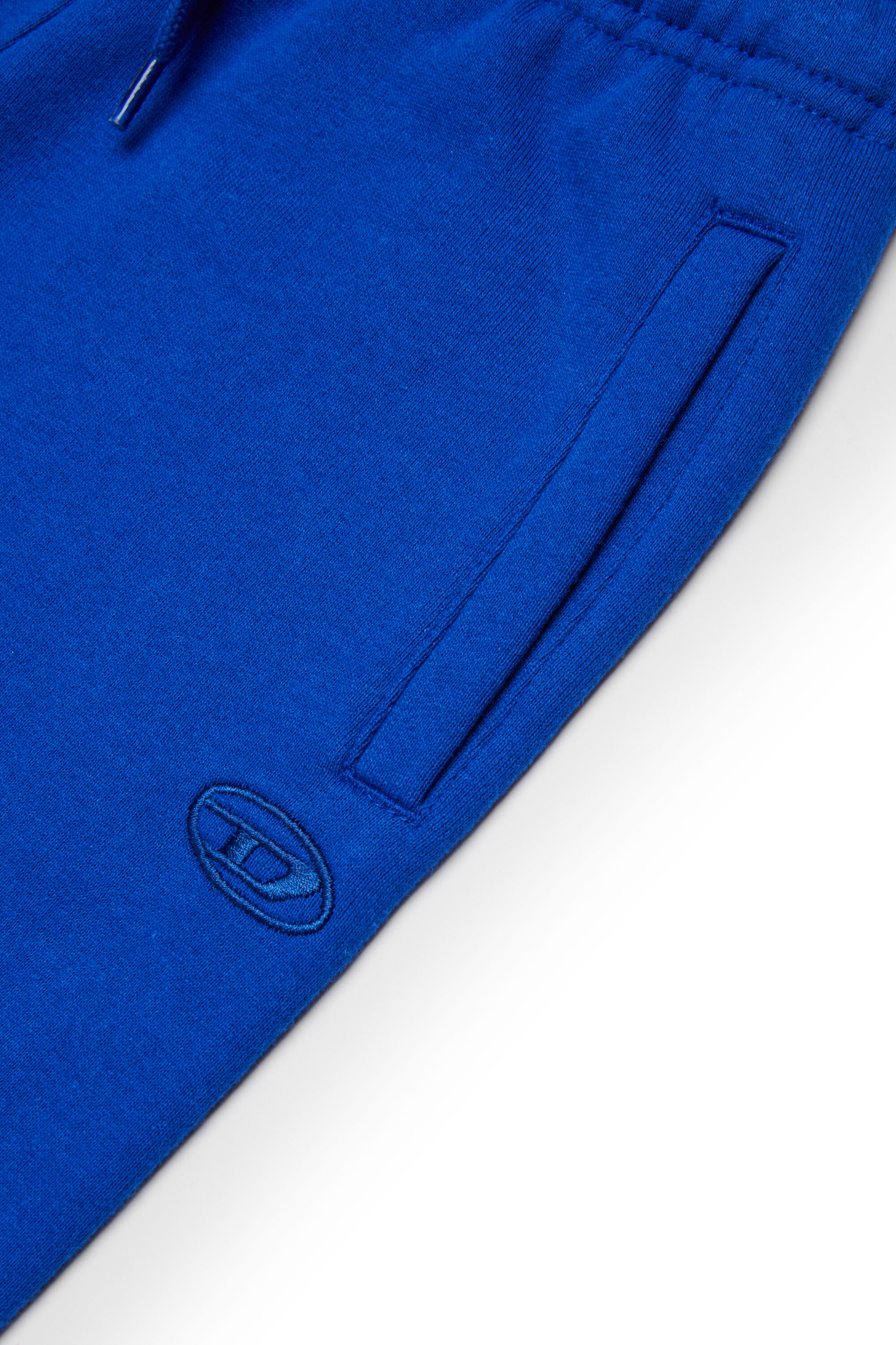 Diesel - PMARKYMEGOVALD, Male's Sweatpants with mega Oval D embroidery in ブルー - 4