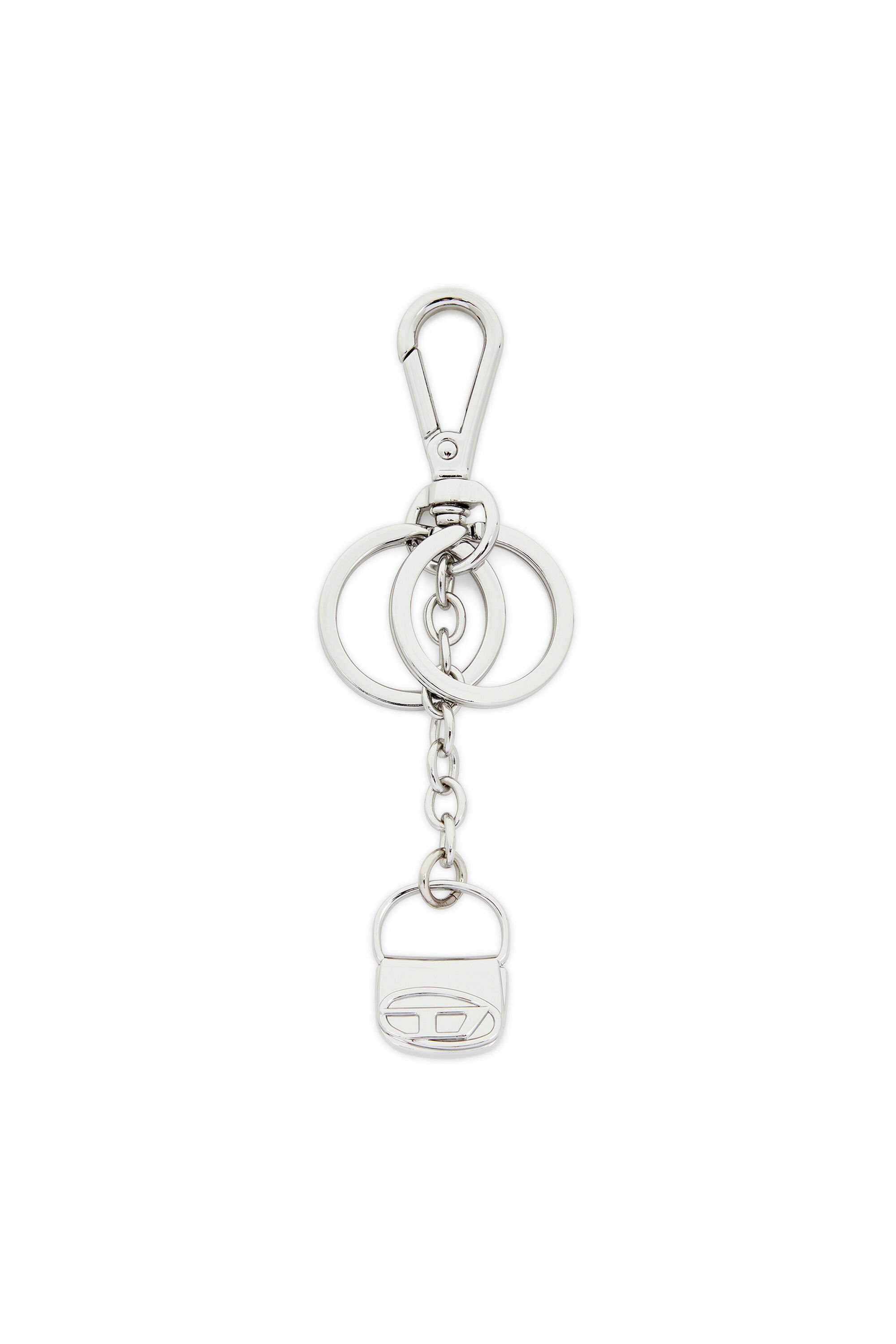 Diesel - 1DR-KEYRING CHARM, Female's キーチャーム in シルバー - 1