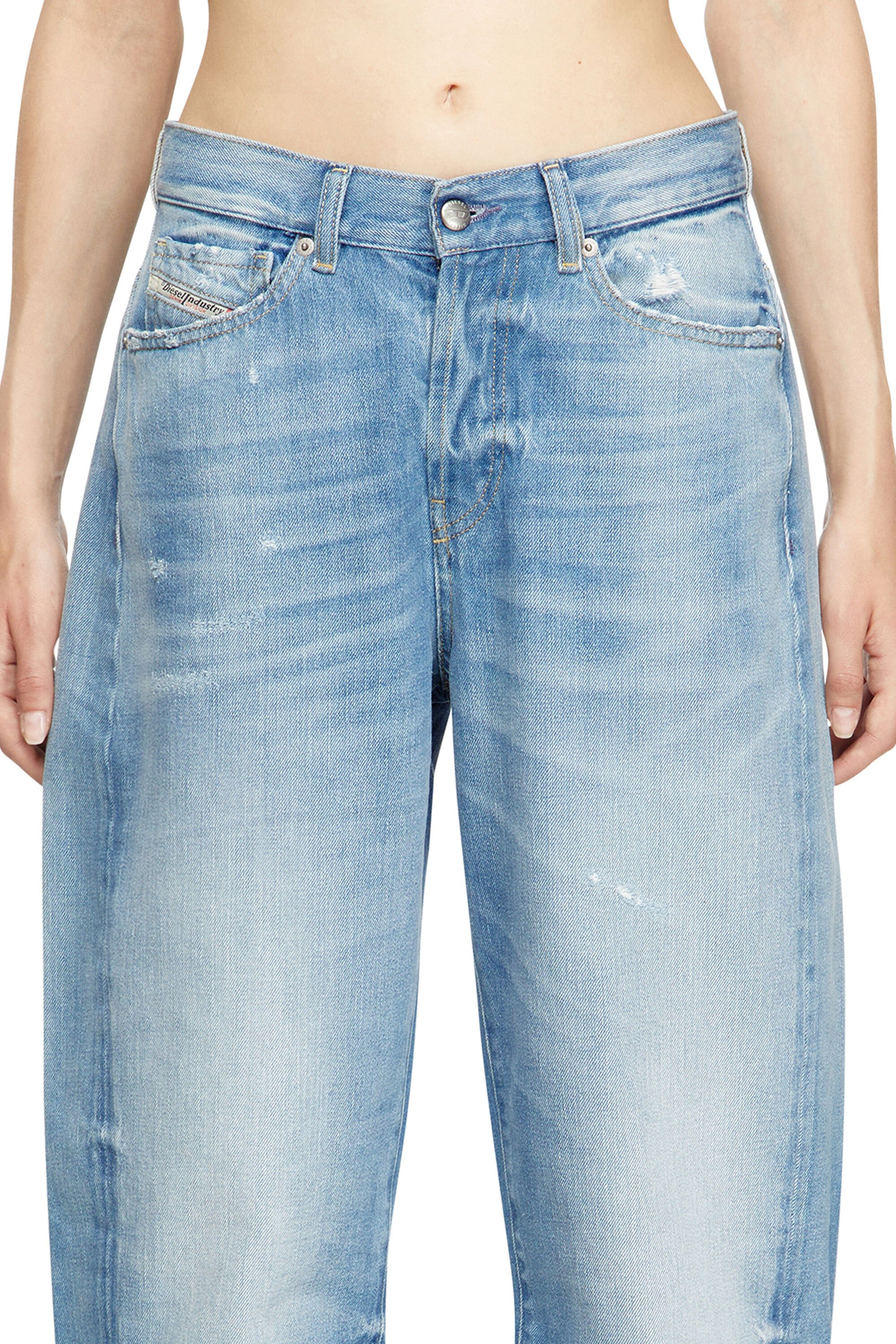Diesel - Female's Relaxed Jeans 1974 D-Ellz 09M24, ライトブルー - 5