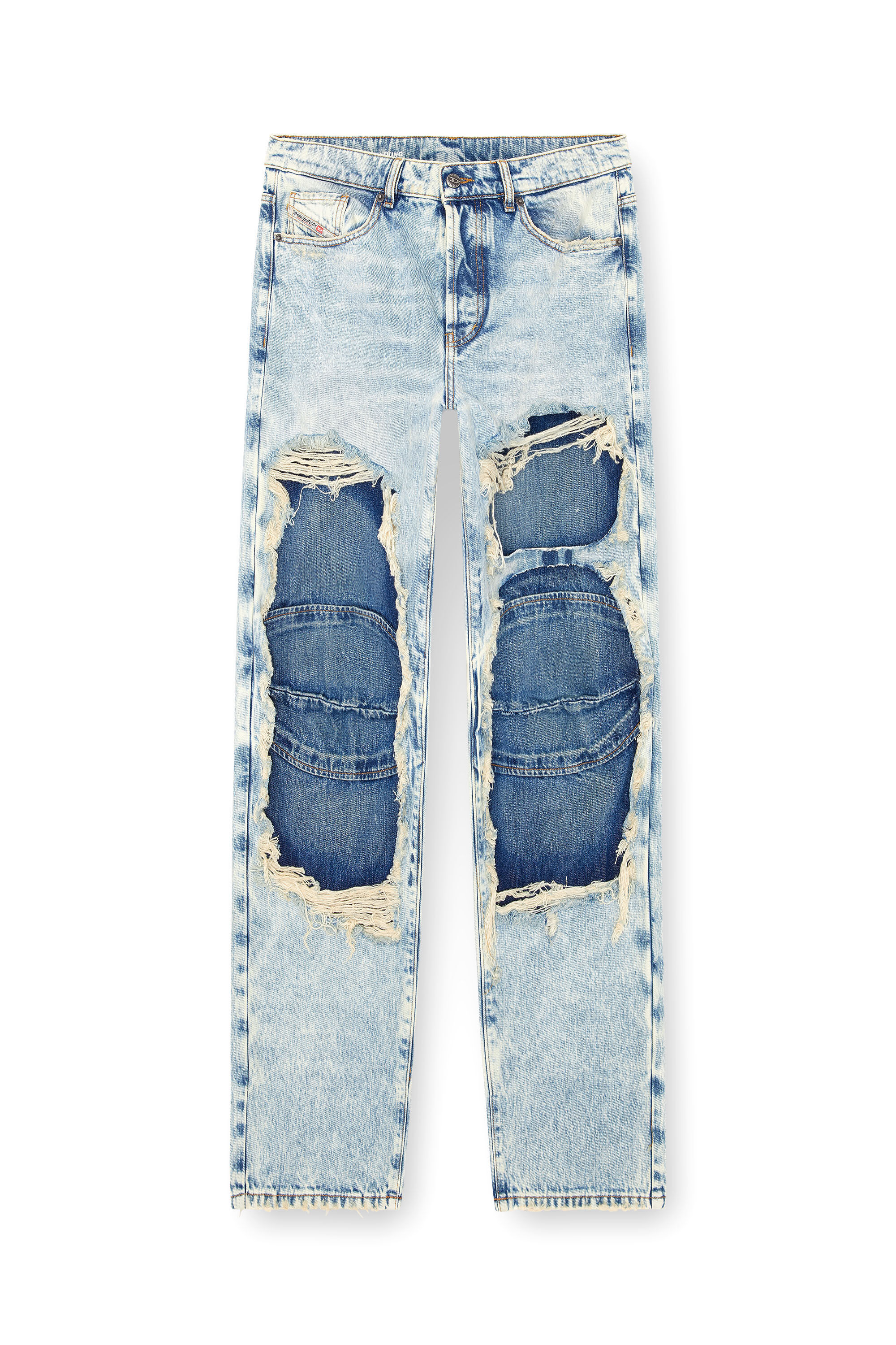 Diesel - Unisex's Relaxed Jeans D-Fire 0AJEN, ライトブルー - 2