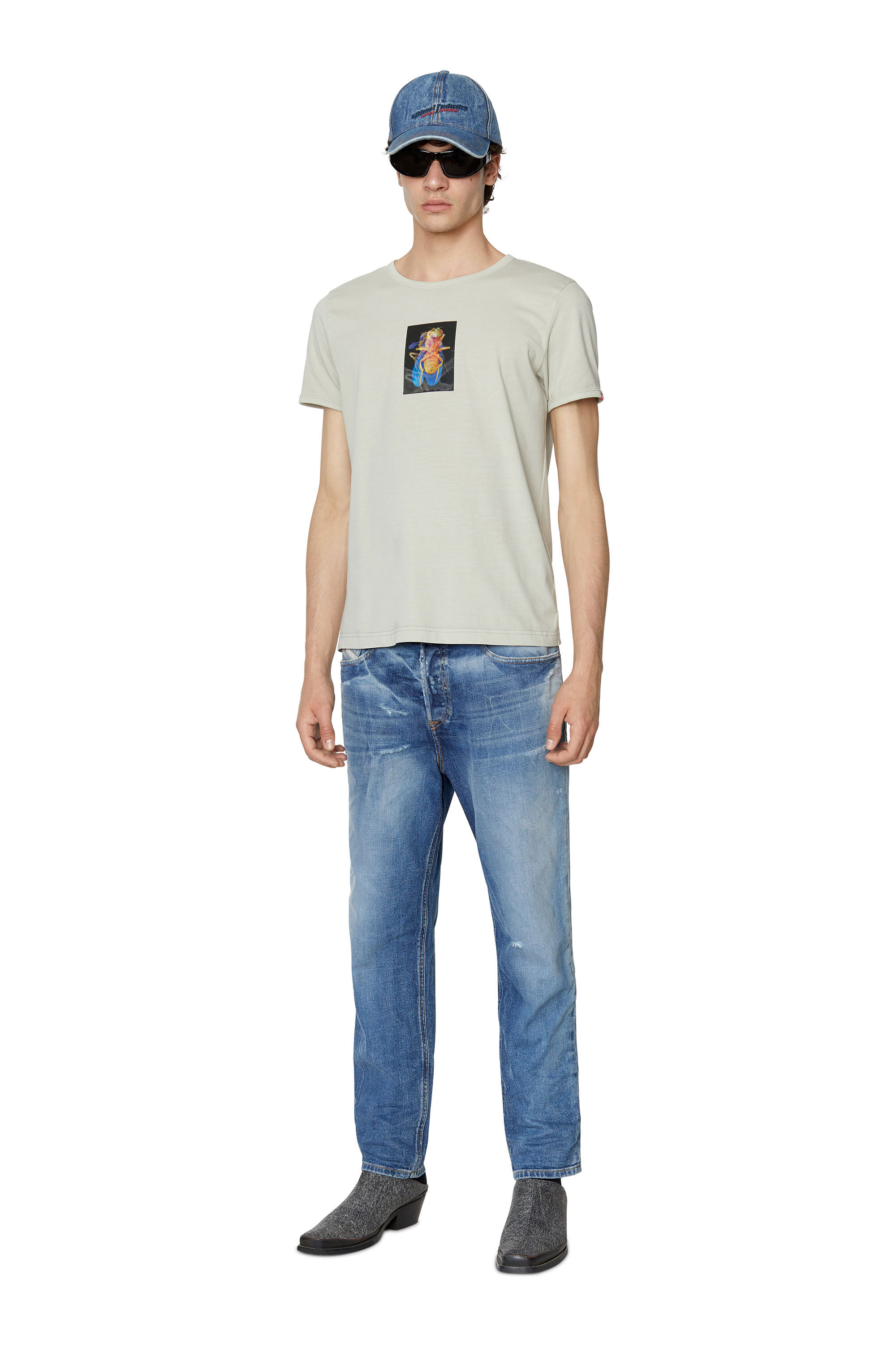 Diesel - 2005 D-FINING 09E16 Tapered Jeans, ミディアムブルー - Image 1
