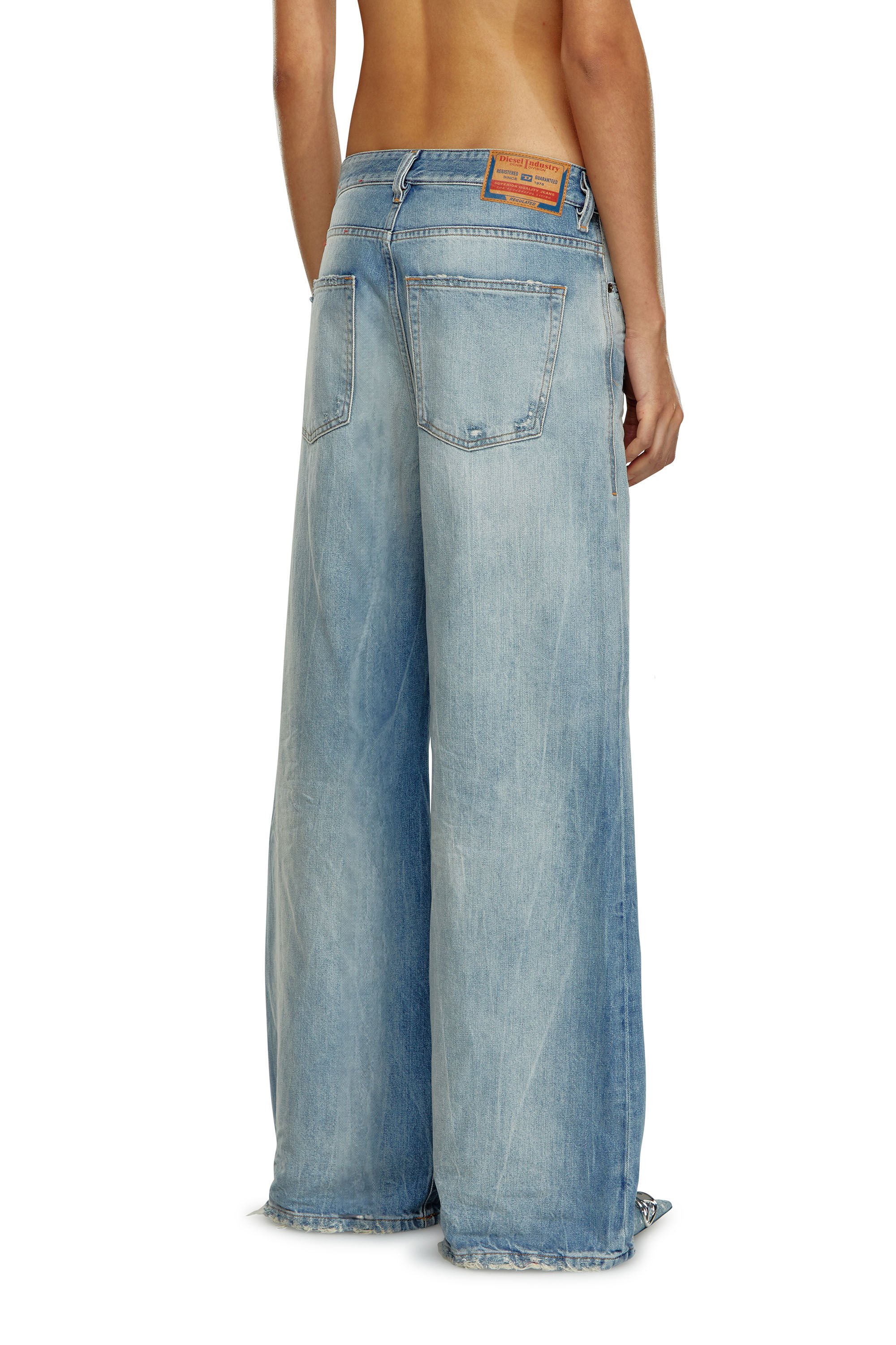 Diesel - Female's Relaxed Jeans 1996 D-Sire 09H58, ライトブルー - 4